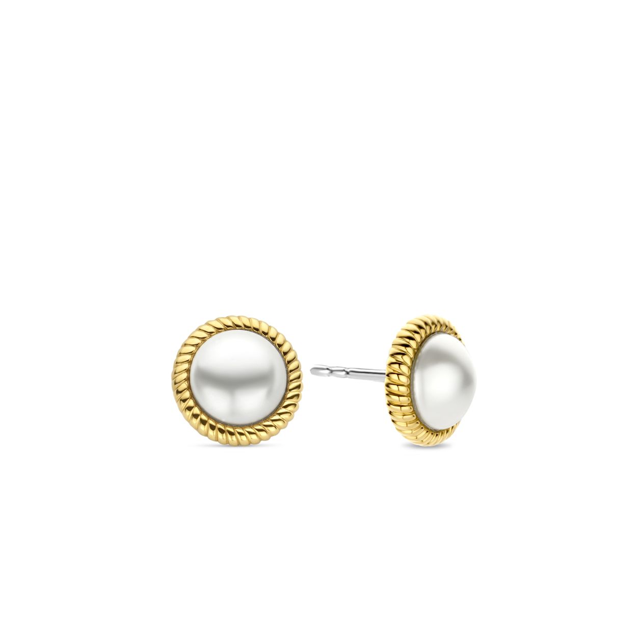 Deze TI SENTO - Milano Oorbellen 7923YP zijn gemaakt van Zilver gold plated. De kleurstelling van deze oorbellen zijn Wit (Letter). Alle TI SENTO - Milano producten worden geleverd in een luxe geschenkverpakking.