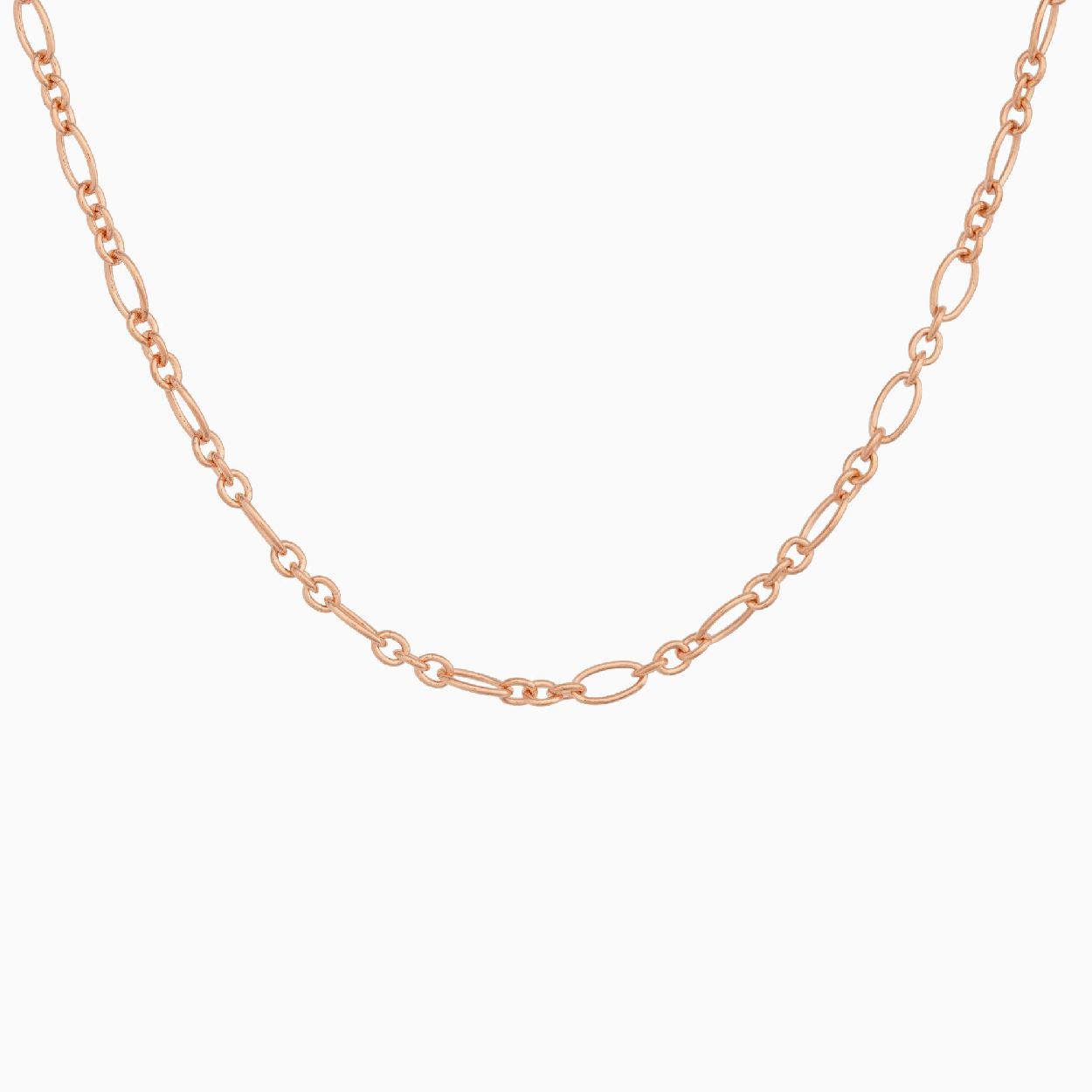 18krt  roségoud
Figaro collier 2.6mm/55cm
