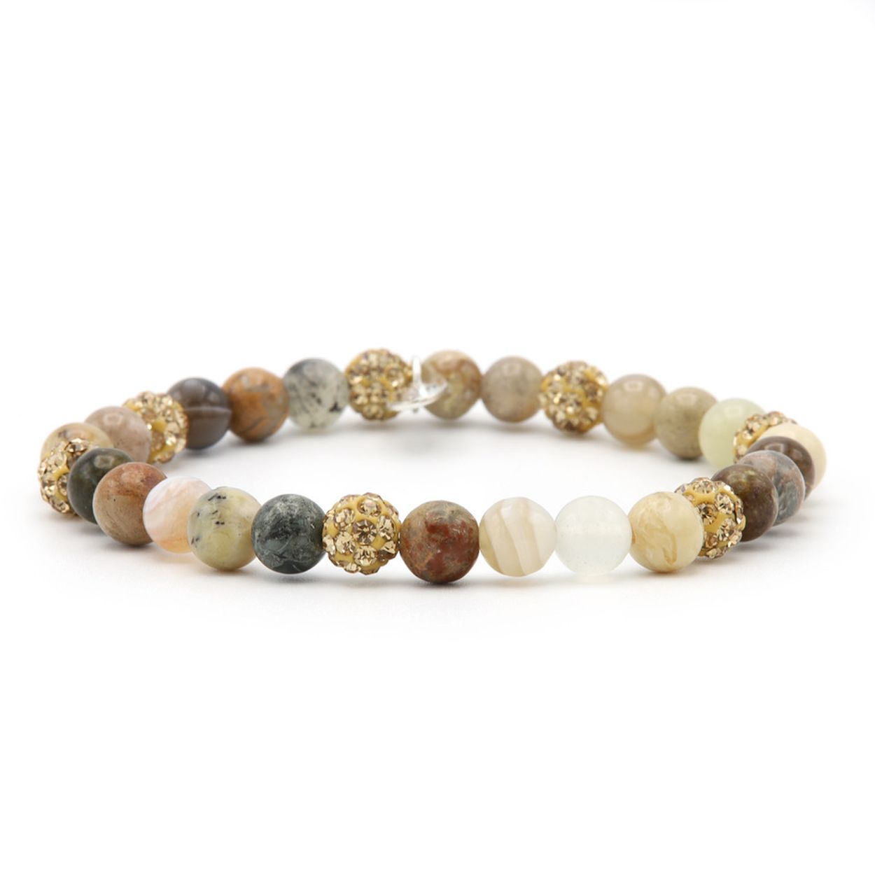 Spiral Pastels XS elastisch (goud kristal)