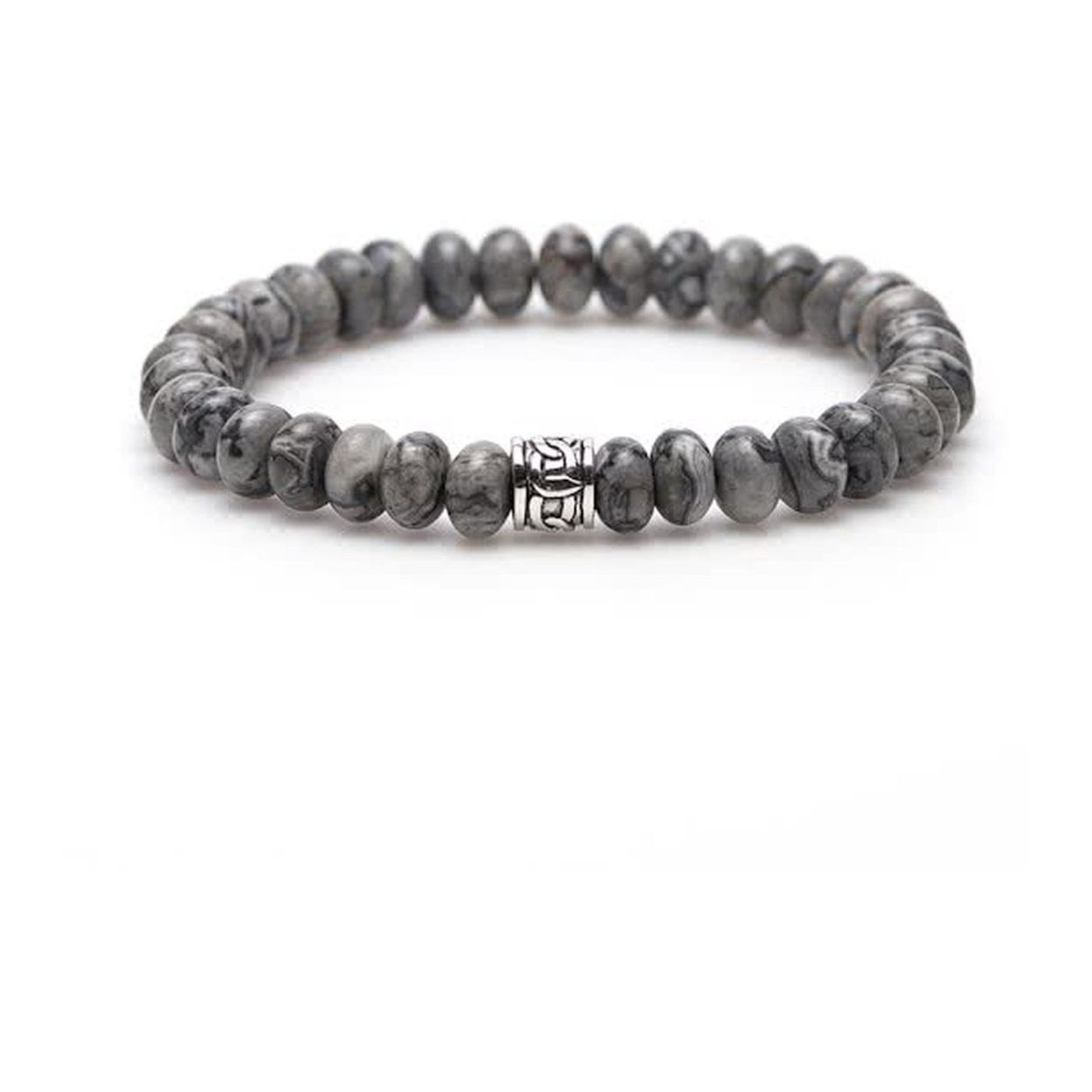 Oval Crazy Silver Bead