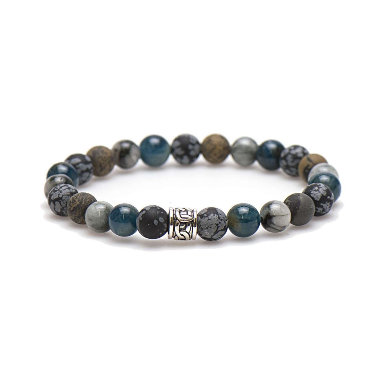 KARMA Armband - Atlantic Silver Bead - 86636 8mm

KARMA Armband | Atlantic Silver bead | 86636 is een stoere KARMA armband met natuurstenen bollen en 925 Sterling Silver bead. De armband is elastisch en gaat makkelijk over de hand om de pols. Lengte: Elastisch

KARMA armbanden zijn gemaakt van echt natuursteen. De kleur en structuur van de kralen zijn uniek, dus iedere armband is uniek. Hierdoor kan de armband in het echt iets afwijken van de kralen op de foto.

Lengte armband: 18-20cm
Elastieke band
Kraal grote: 8mm

Karma is een Nederlands sieradenmerk. Alle armbanden zijn goed te combineren met een mooie outfit of in combinatie met elkaar.