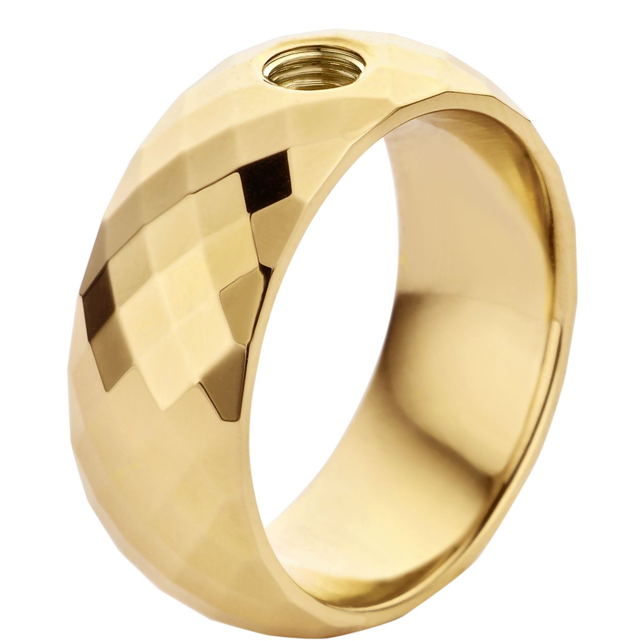 Melano friends sarah facet ring - rosekleurig - dames - maat 56