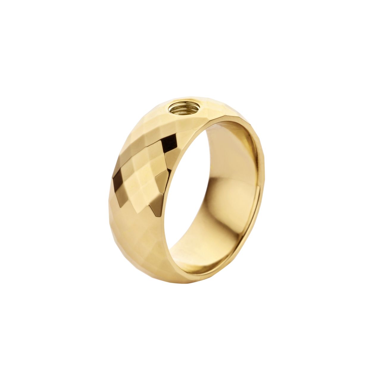 Melano vivid vai ring - goudkleurig - dames - maat 52