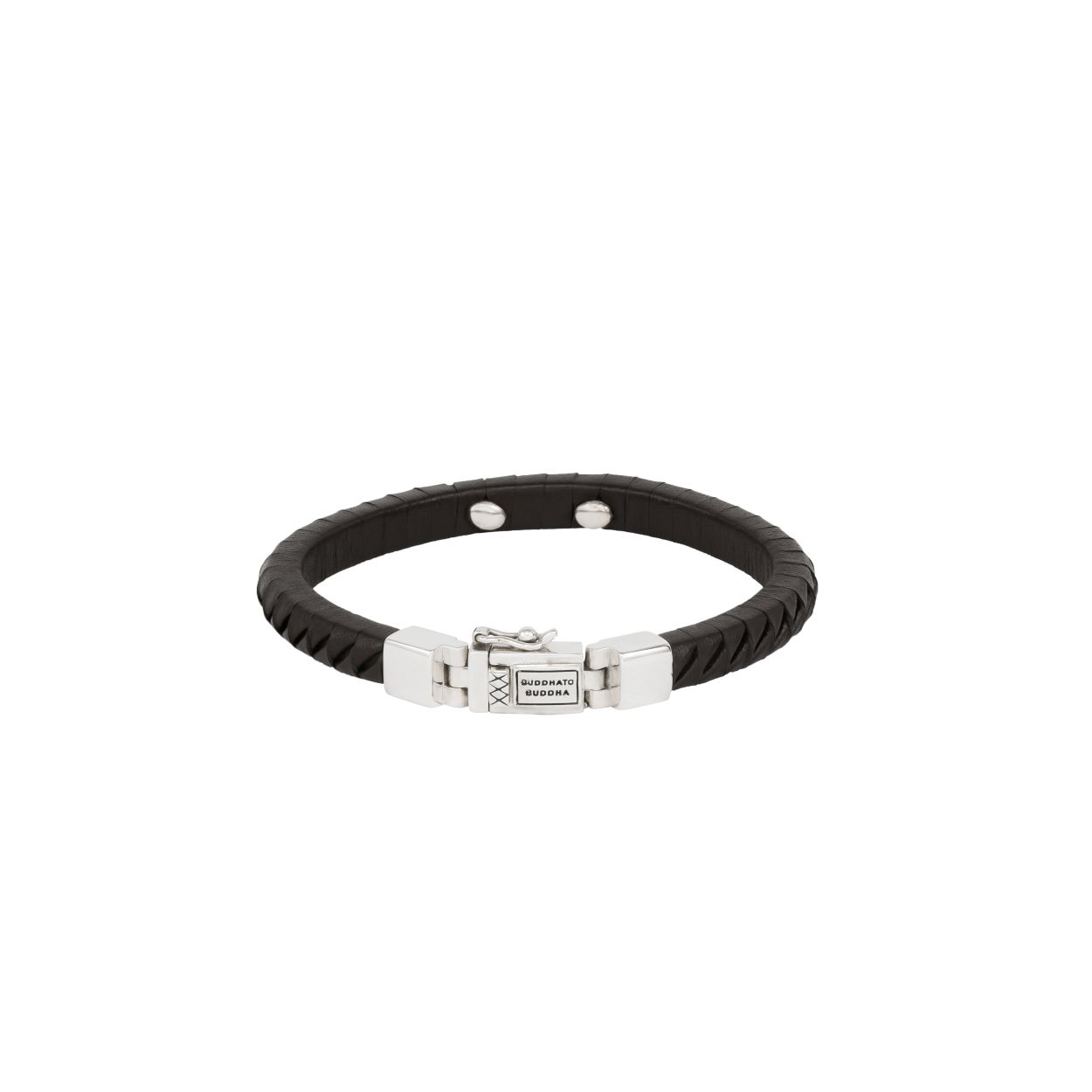 Buddha to Buddha 162BR E - Komang Small Leather Brown Bracelet