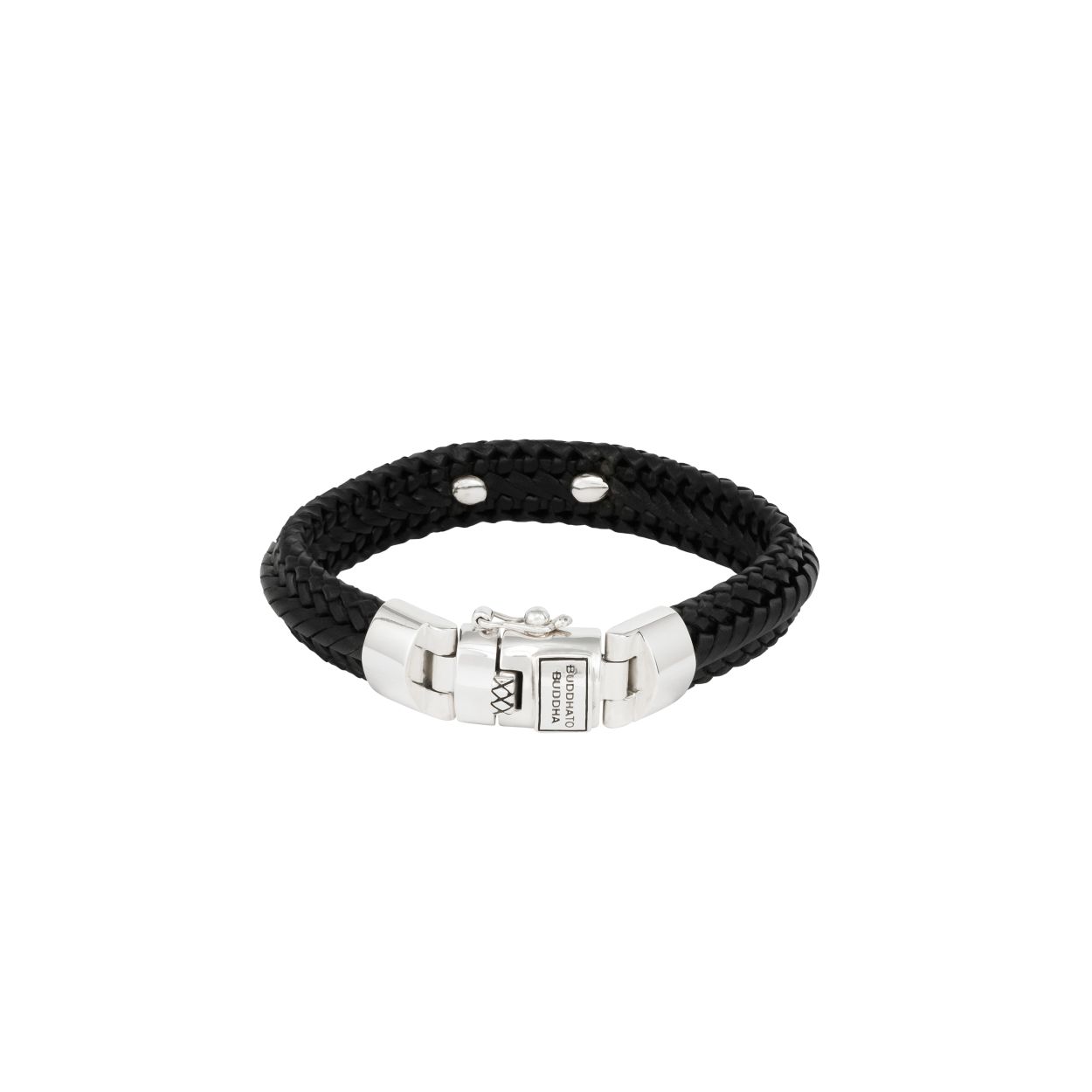 Buddha to Buddha 816BL E - Nurul Small Leather Black Bracelet