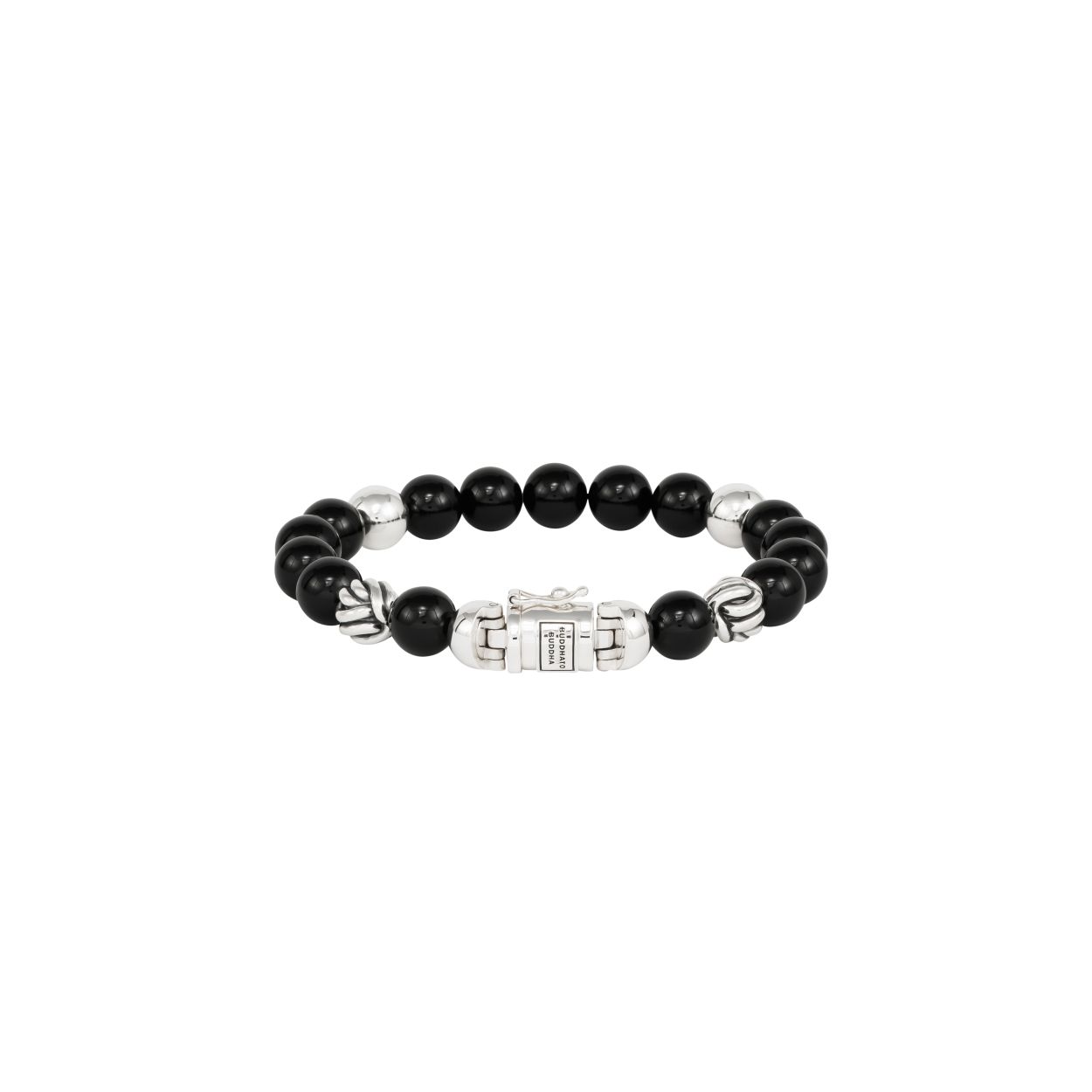 Buddha to Buddha - Armband Spirit Bead Onyx 188ON E maat: 19cm - 001J011881505