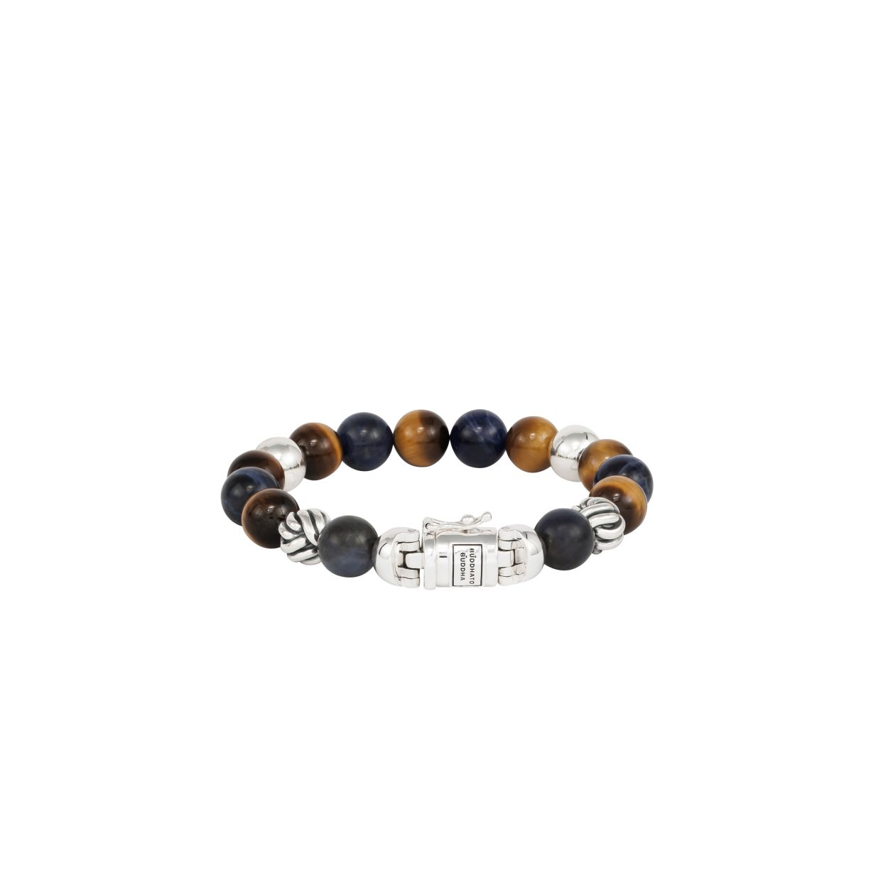 Buddha to Buddha 188MS F - Spirit Bead Mix Sodalite Tigereye Bracelet