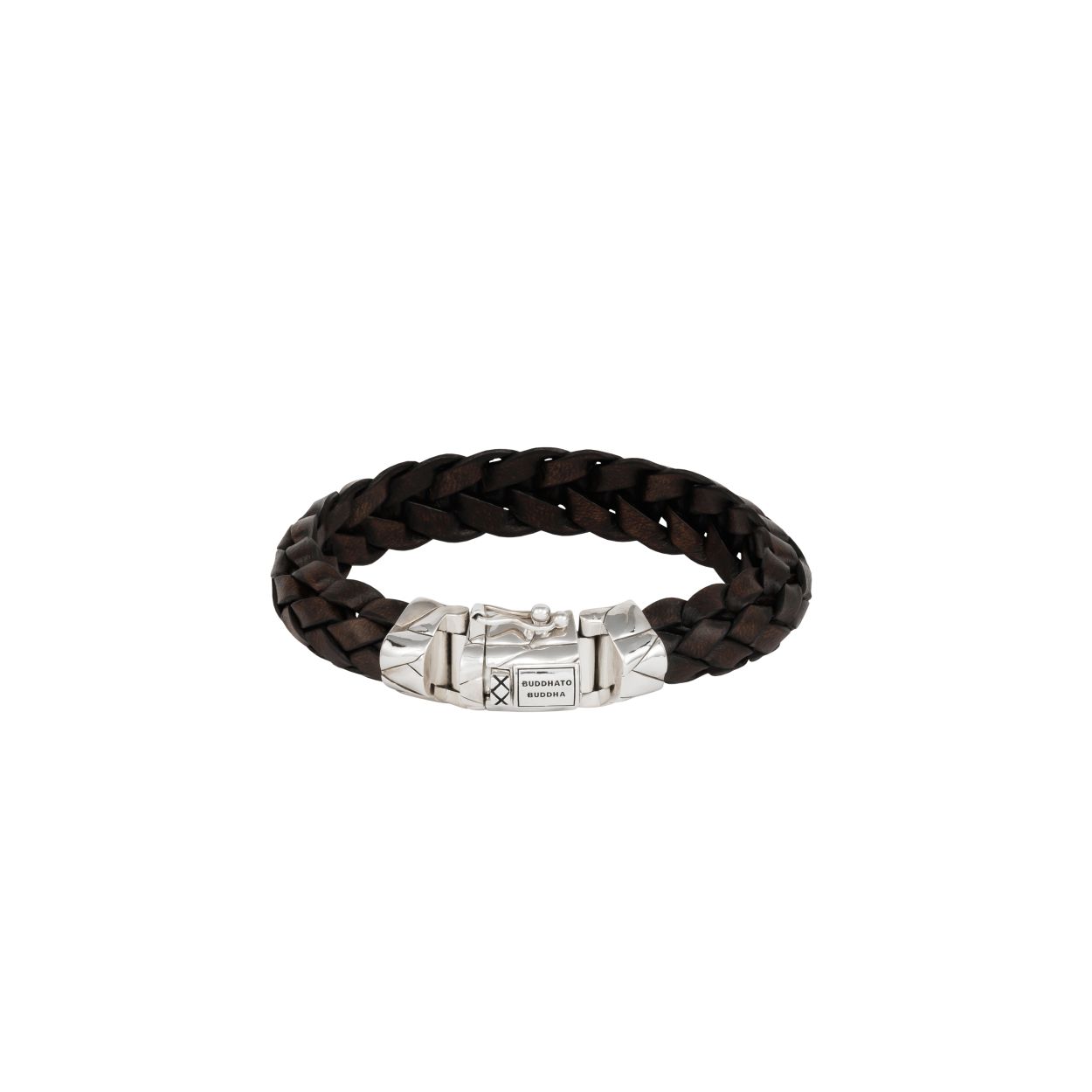 Buddha to Buddha 127BL E+ - Mangky Leer Bruin Armband