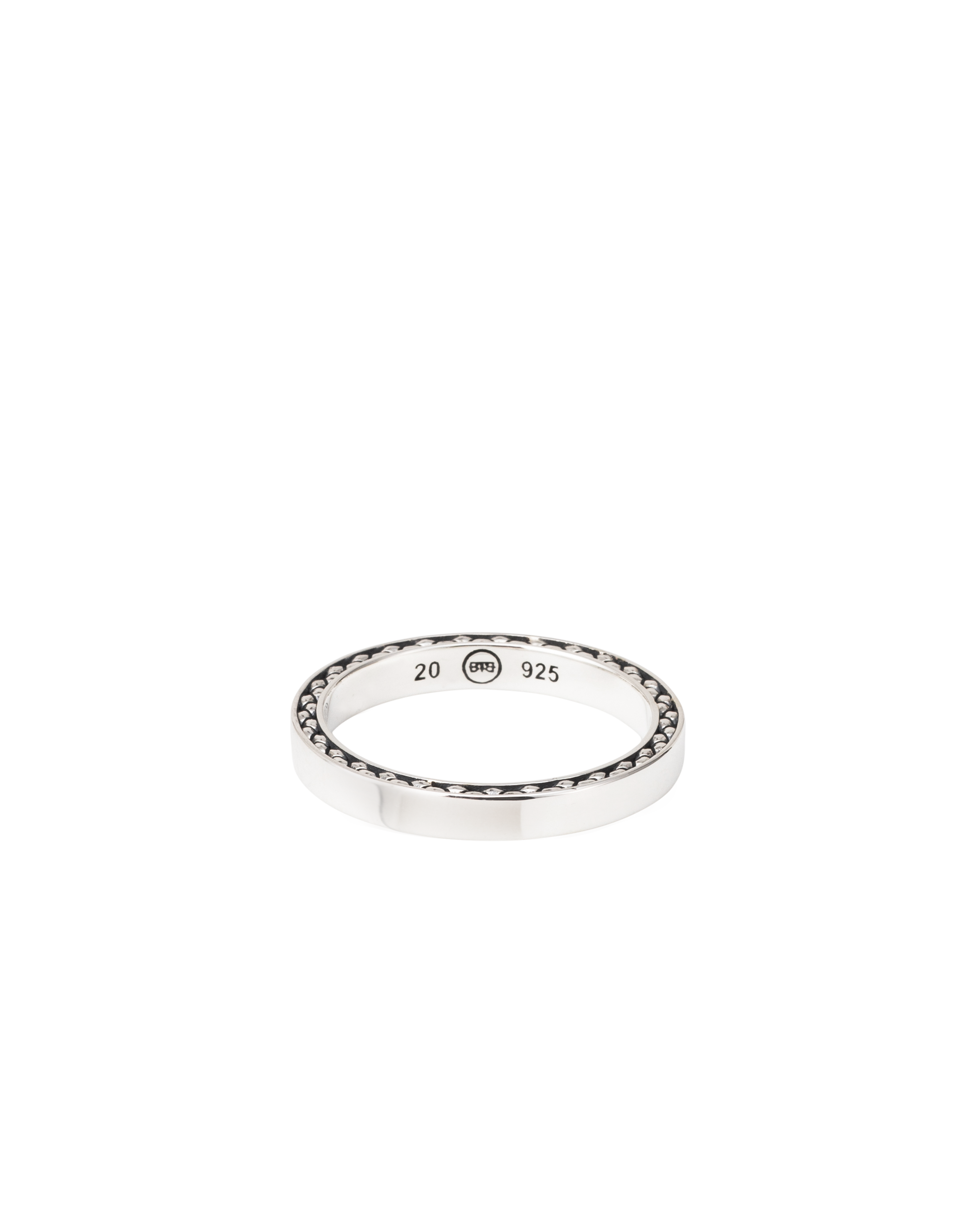 342 16 - George Mini Smooth Ring Silver