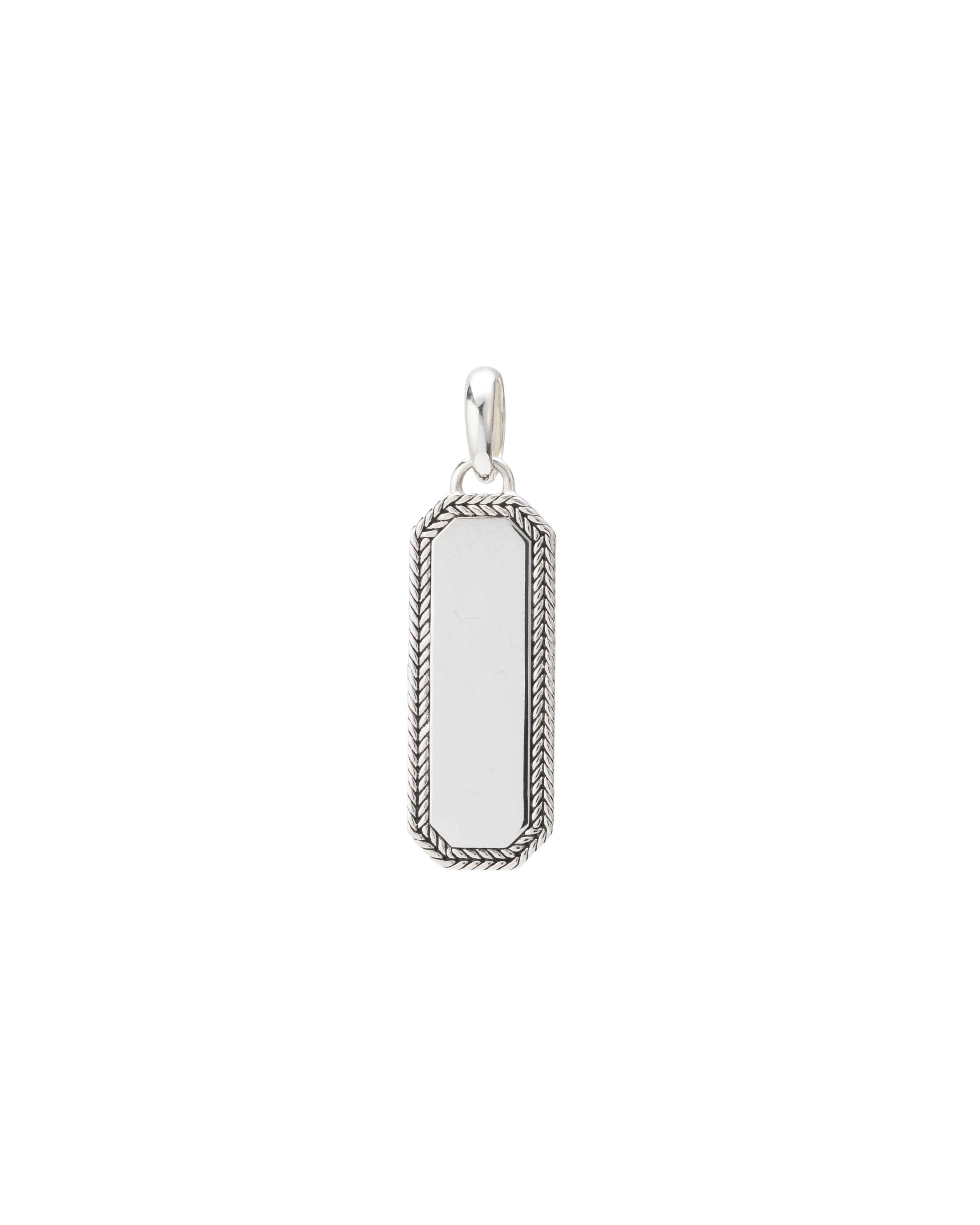 Buddha to Buddha zilveren hanger Barbara Octagon Tag 692 one