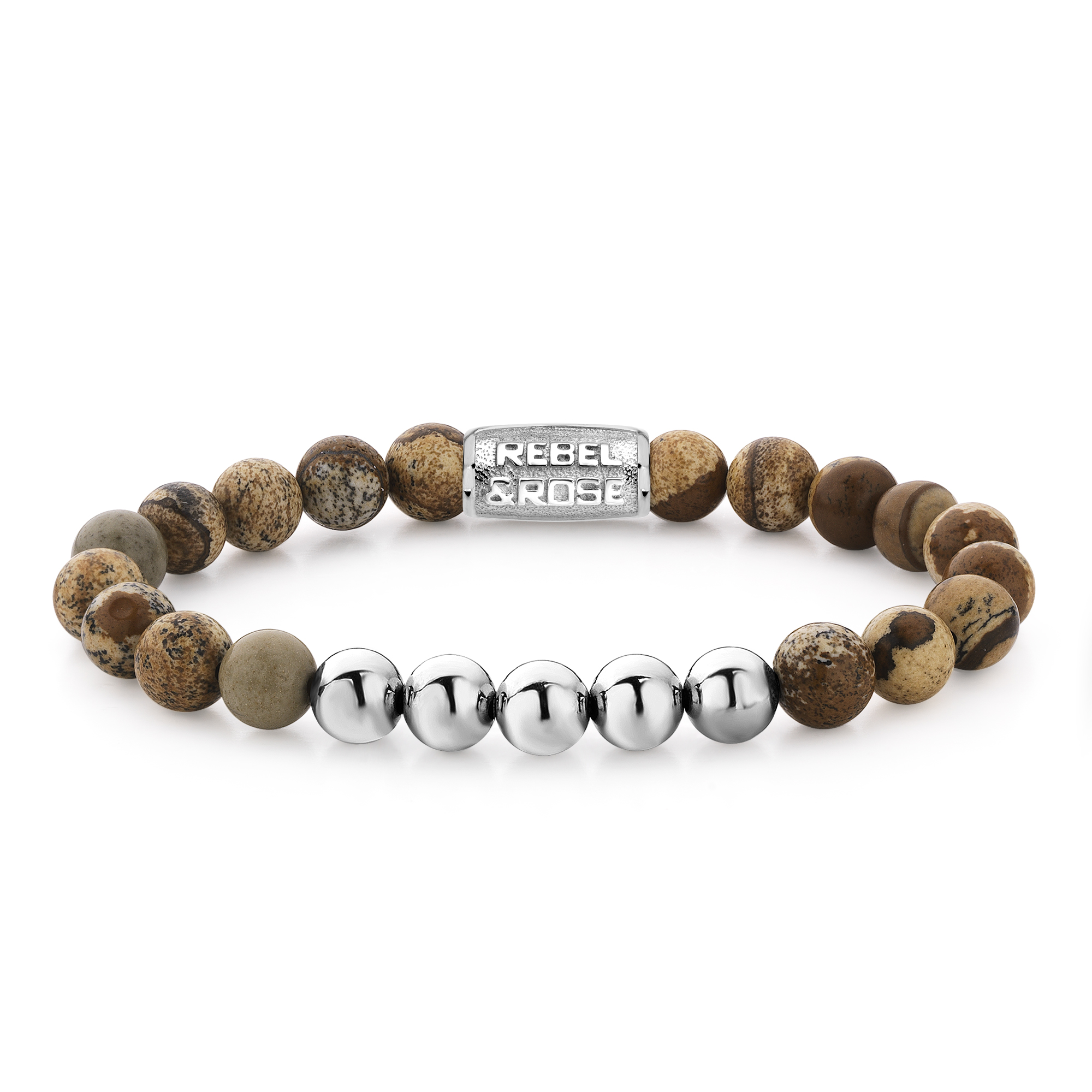 Woodstock - 8mm - silver colored L (19cm)