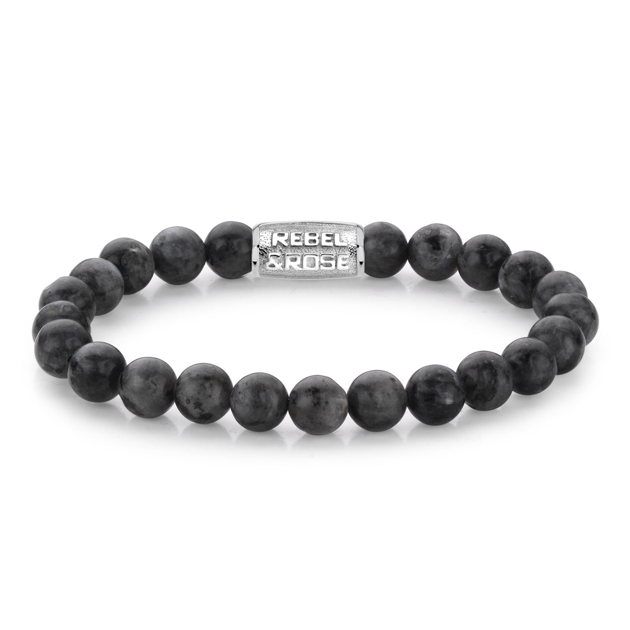 Rebel & Rose - Stones Only Grey Seduction silver colored 17.5cm Medium
