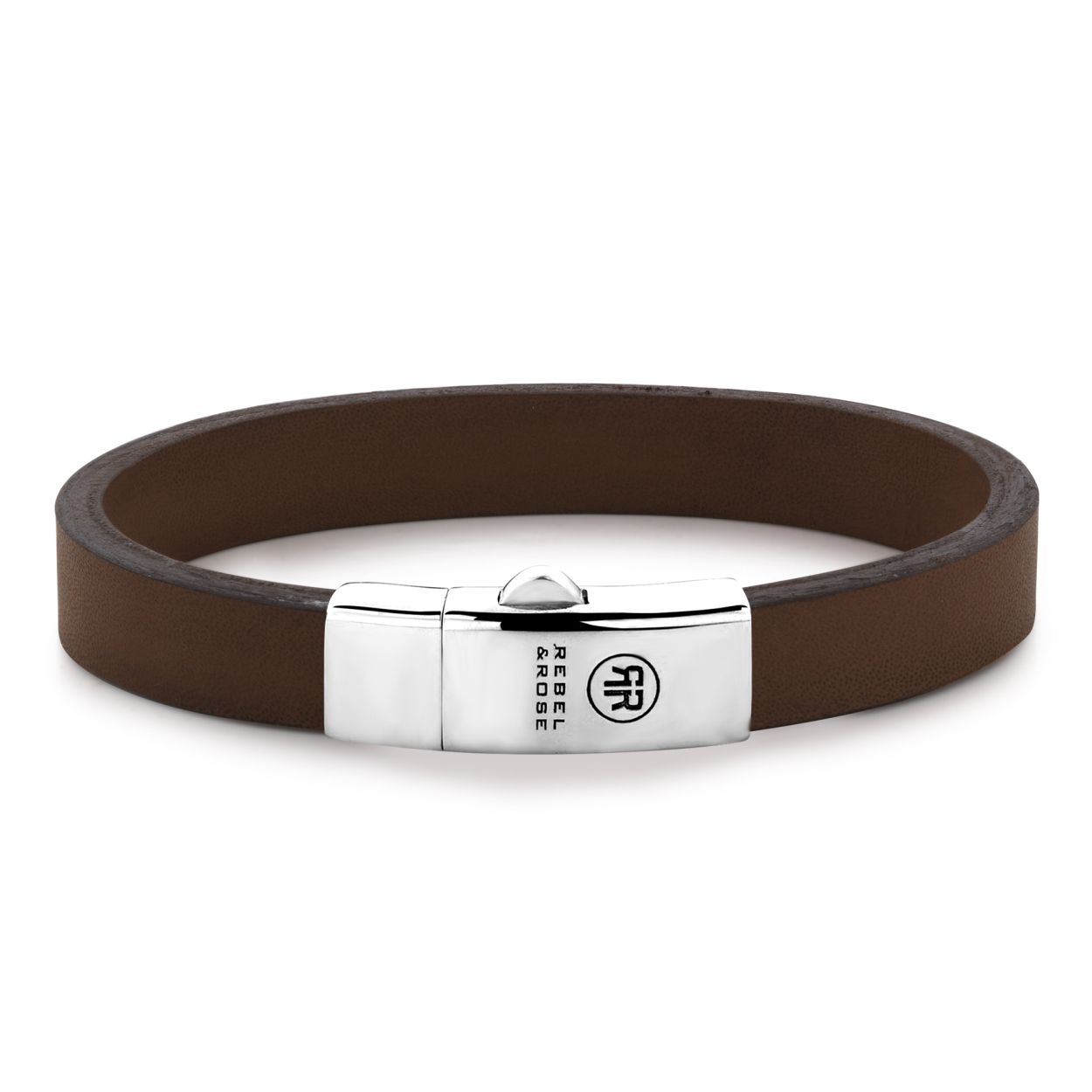 Rebel & Rose armband RR-L0045-S-L  Vintage Cognac L (21cm)