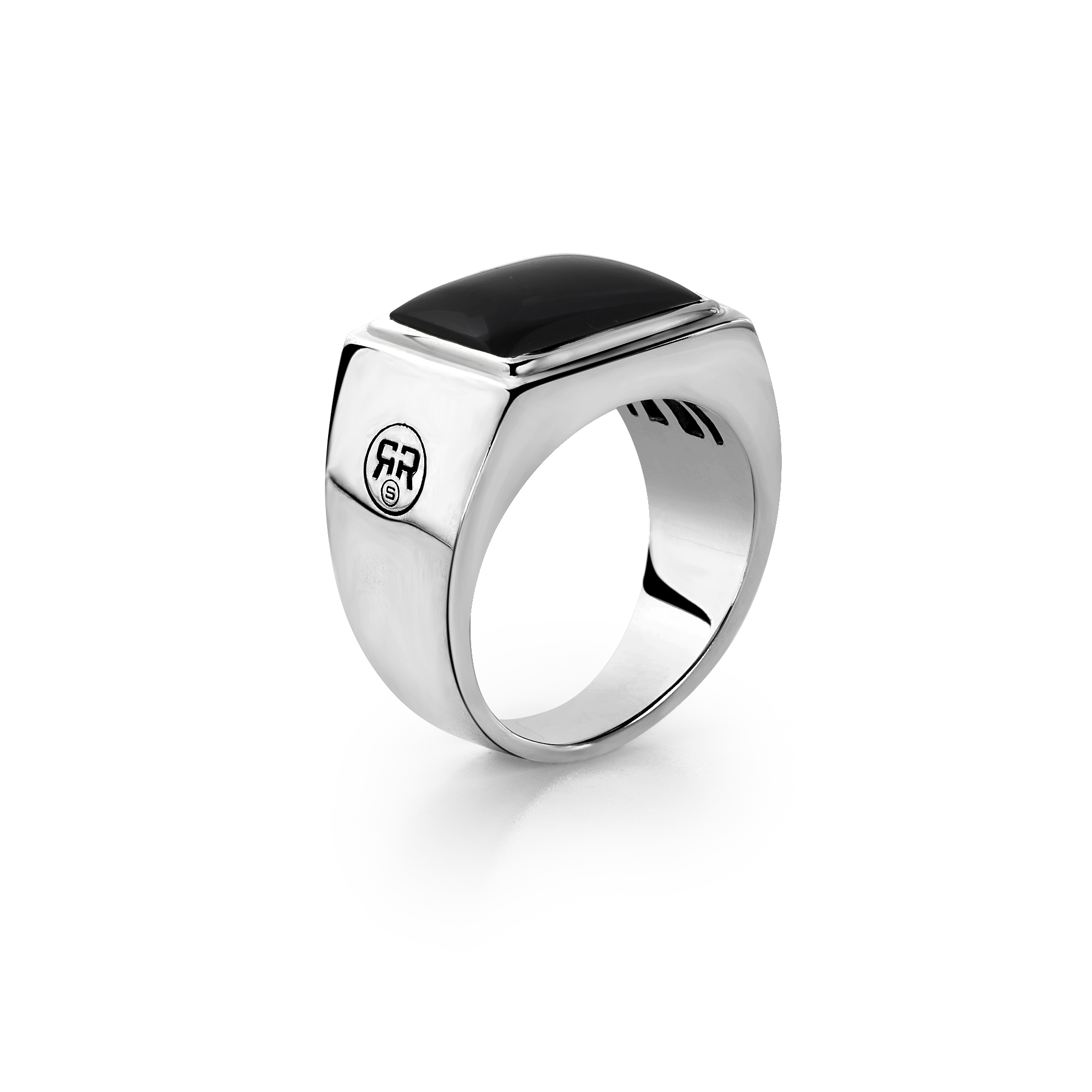 Ring Square Onyx - 19 (FR: 60)
