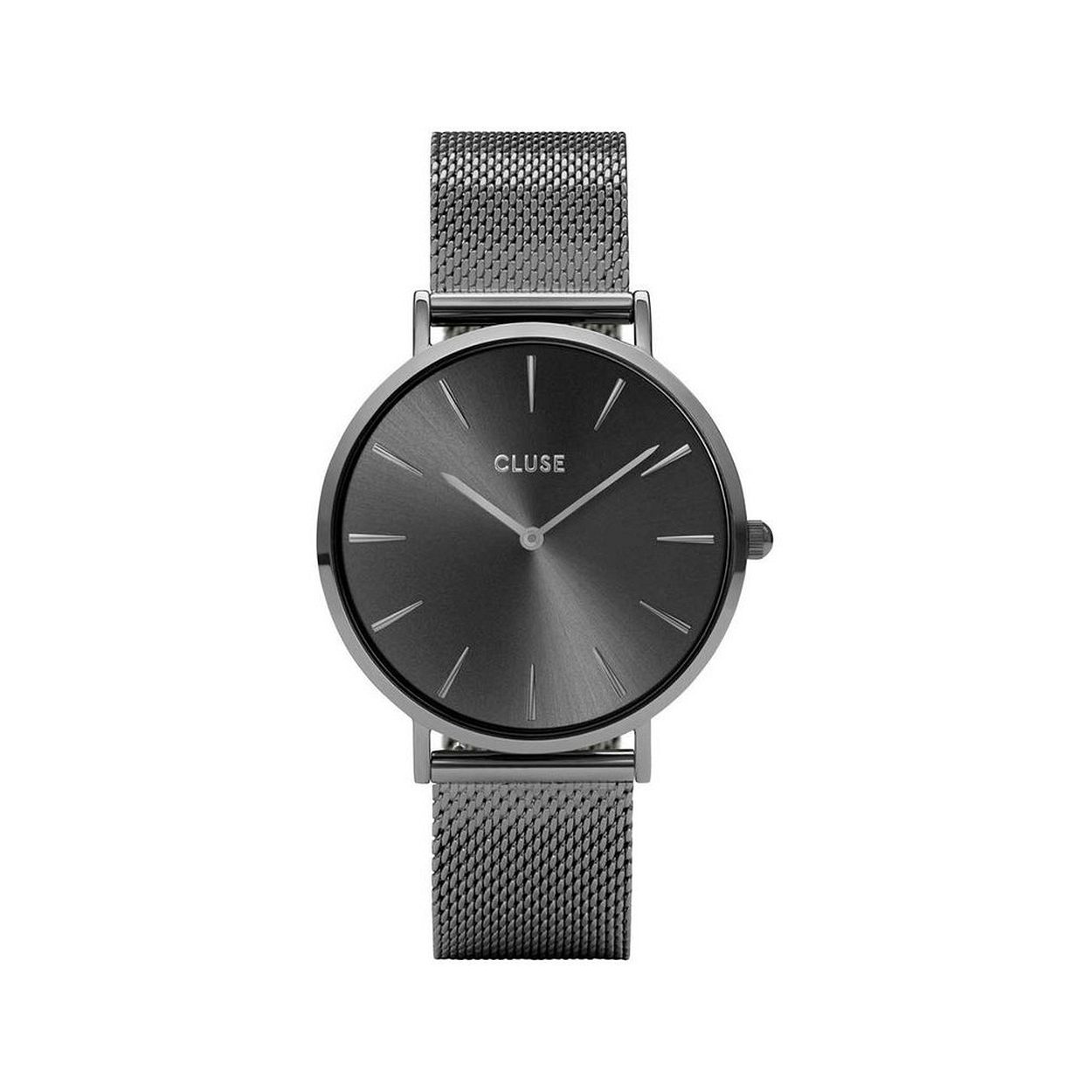 Bij dit coole, eigentijdse Boho Chic-model worden schitterende grijze metallic tinten subtiel met elkaar gecombineerd. Door de minimalistische ontwerpelementen van de oversized 38 mm La Bohème-kast is dit horloge een chique favoriet voor elk seizoen.

Net zoals bij al onze horloges in de Boho Chic-collectie kun je de bandjes van dit horloge gemakkelijk vervangen door elk 18 mm horlogebandje van CLUSE.