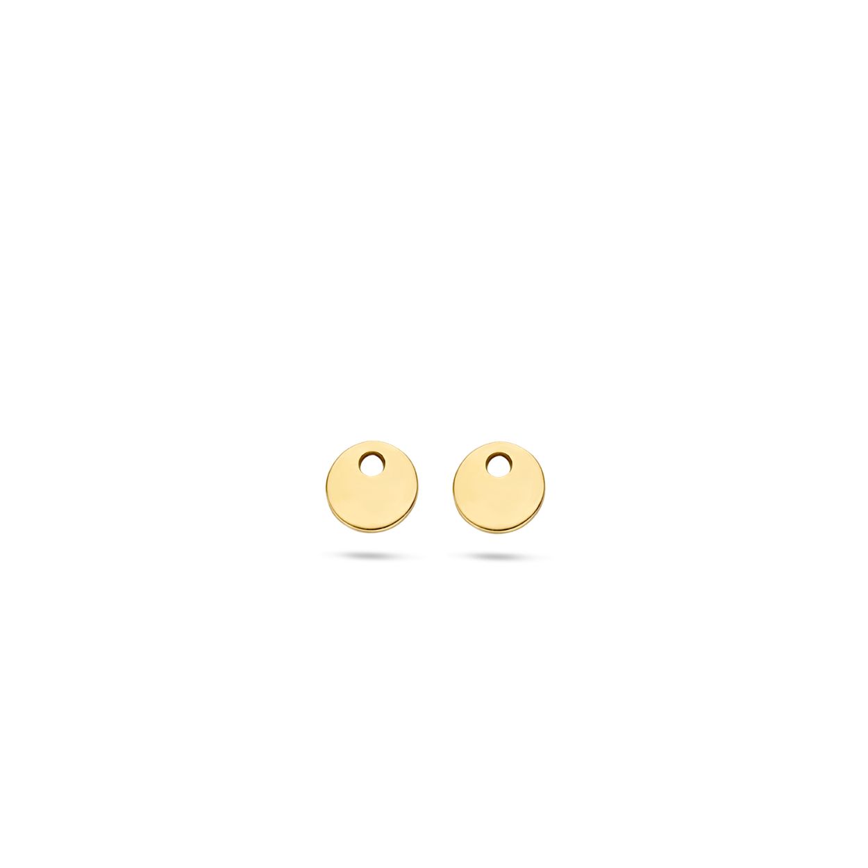Met deze oorbedels geef je een subtiele touch aan je oorringen. Ze zijn gemaakt van 14k geelgoud en hebben een doorsnede van 5 mm. Je schuift ze eenvoudig om een oorring met maximaal 1,75 mm doorsnede.