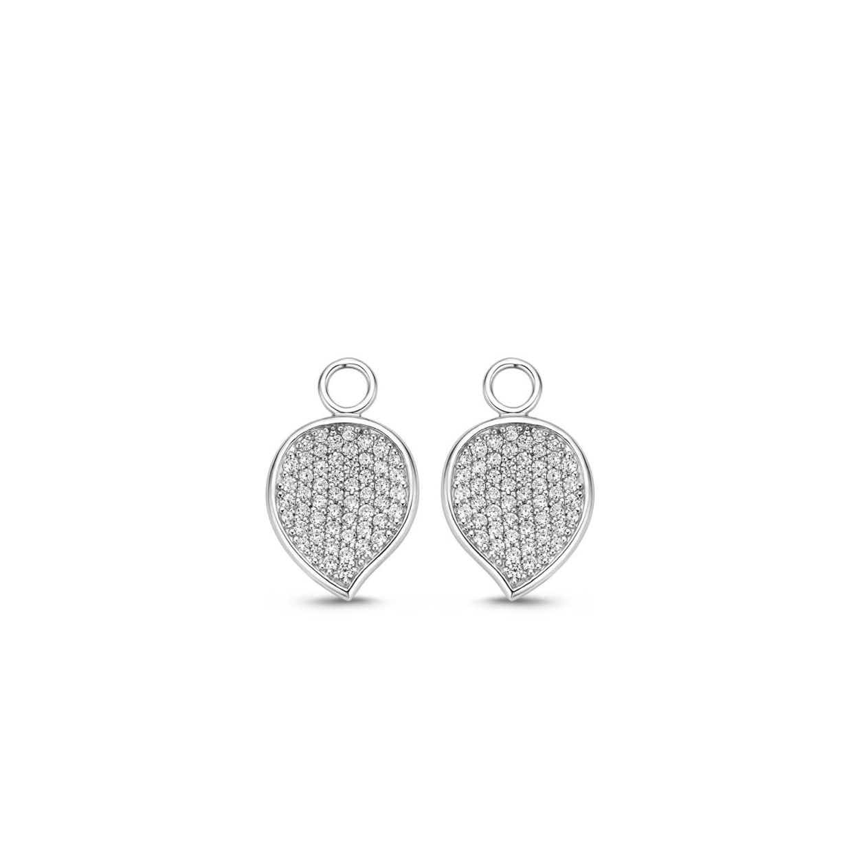 Deze TI SENTO - Milano Oorbedels 9212ZI zijn gemaakt van Zilver . De kleurstelling van deze oorbel bedels zijn Wit. Alle TI SENTO - Milano producten worden geleverd in een luxe geschenkverpakking.