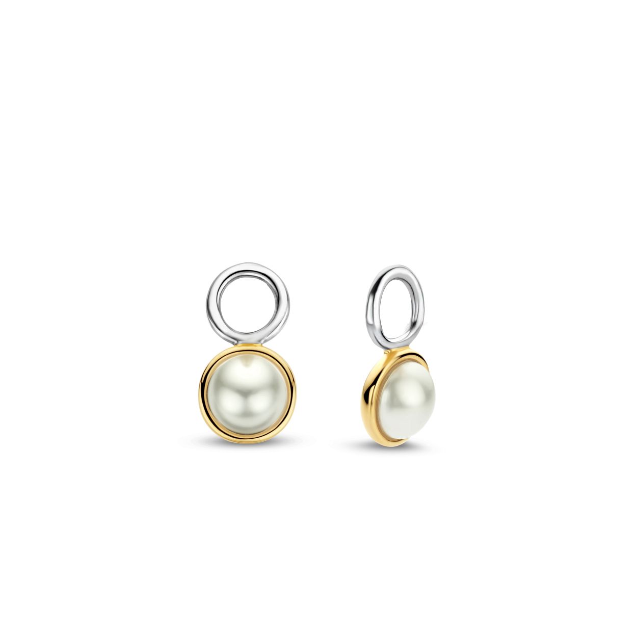 Deze ti-sento-milano-ear-charms zijn gemaakt van Zilver gold plated.