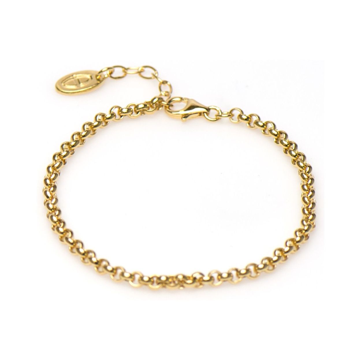 karma bracelet joy silver goldplated