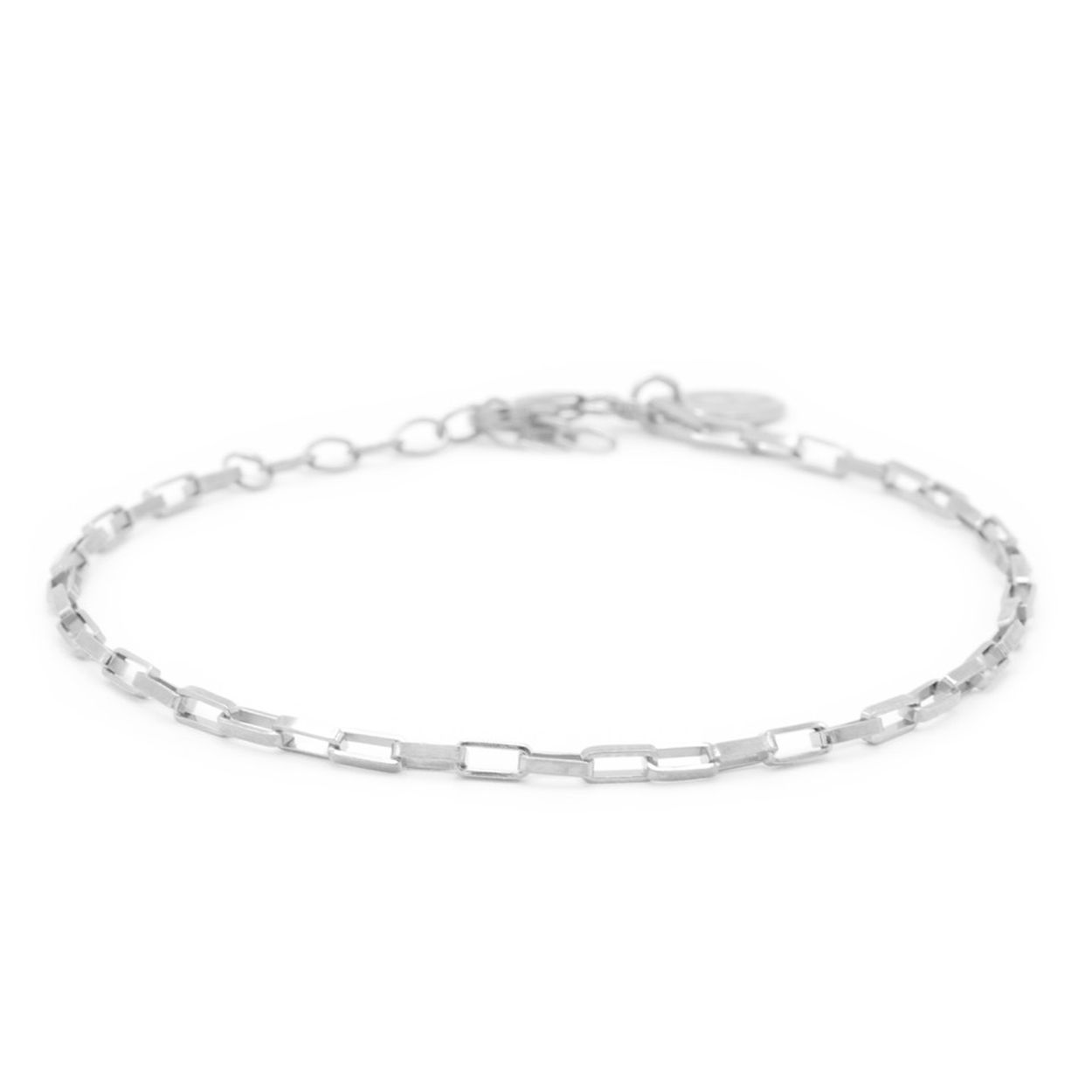 Bracelet Square Chain Silver