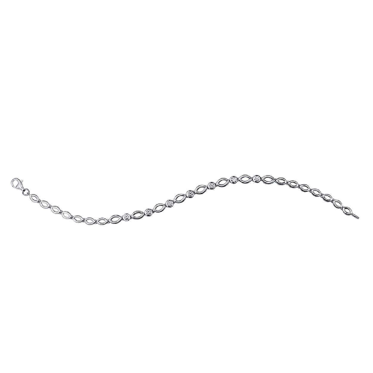 Gisser Jewels Zilver armband zilver B916