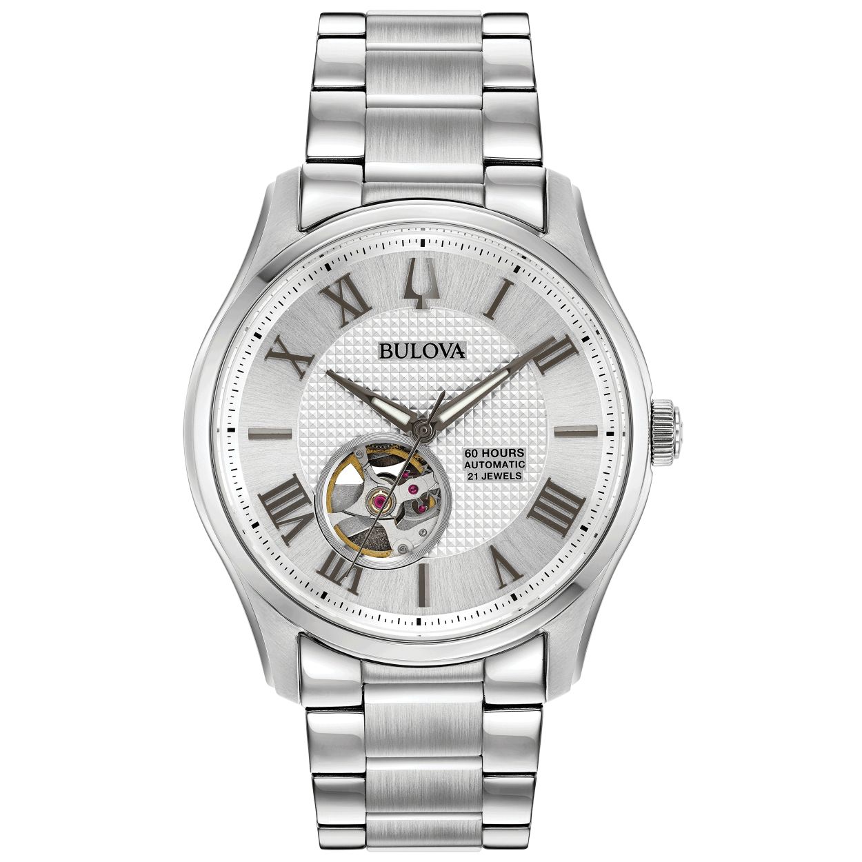 Dit is een stijlvol horloge van Bulova. Dit horloge is ontworpen voor heren.