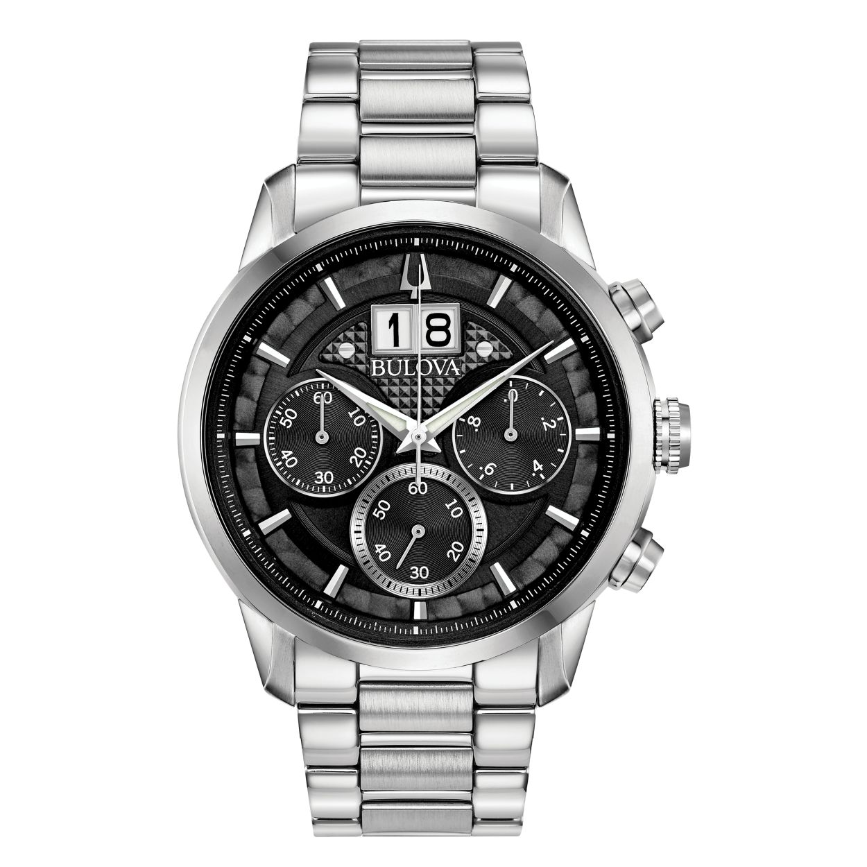 Dit is een stijlvol horloge van Bulova. Dit horloge is ontworpen voor heren.