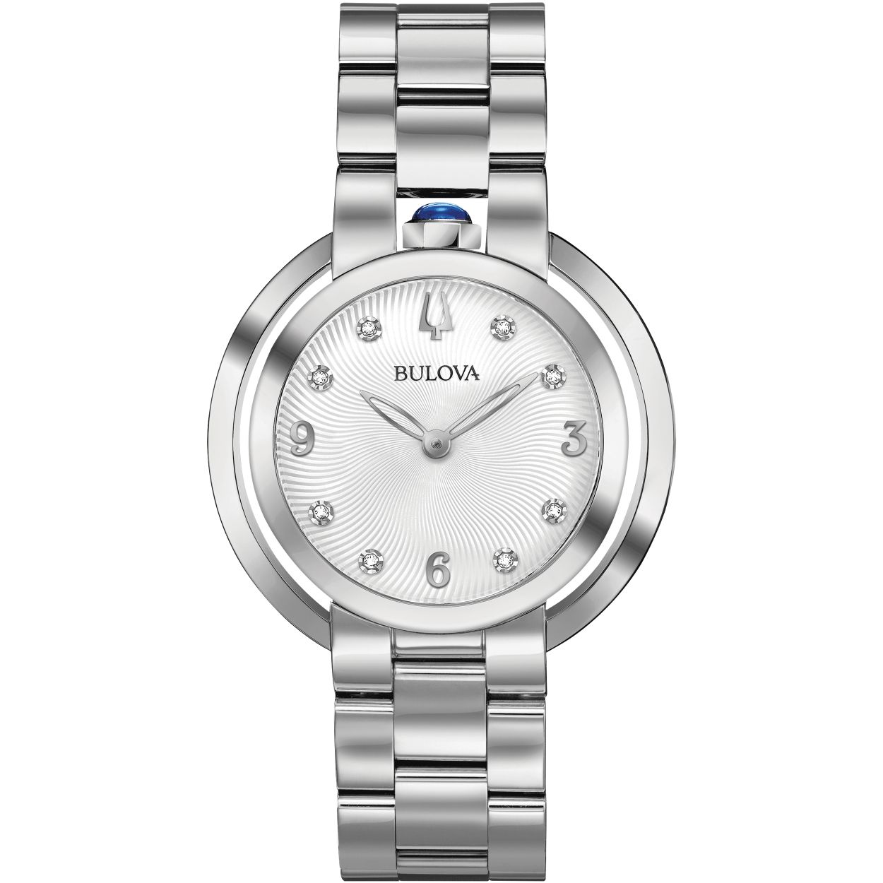 Dit is een stijlvol horloge van Bulova. Dit horloge is ontworpen voor dames.