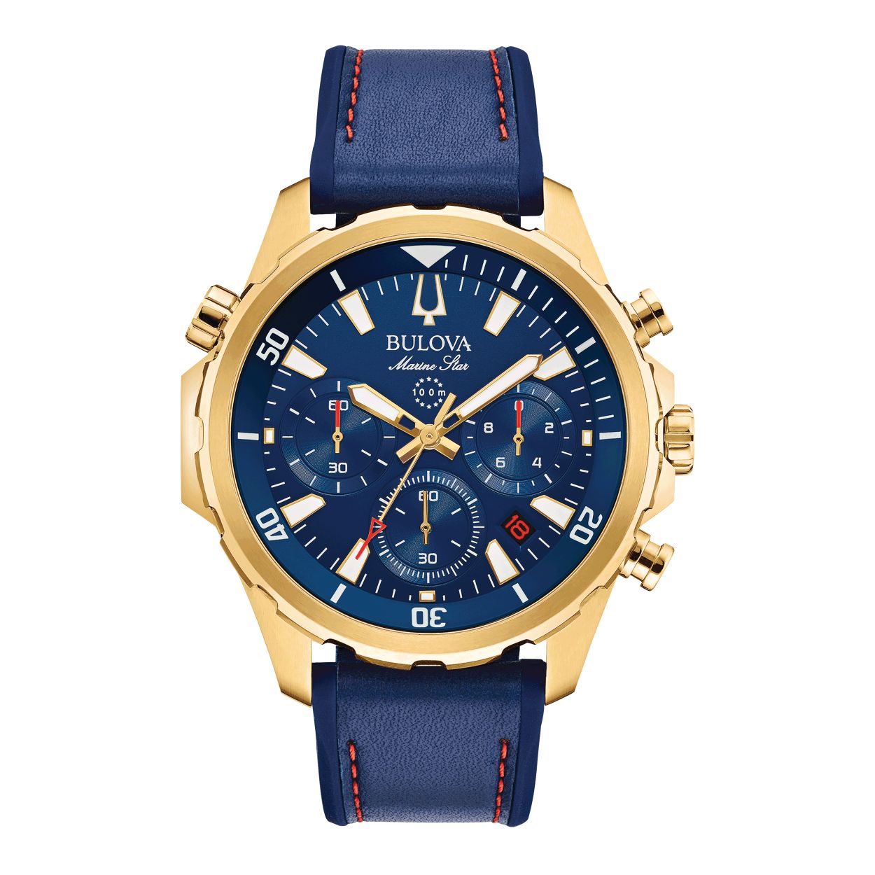 Dit is een stijlvol horloge van Bulova. Dit horloge is ontworpen voor heren.