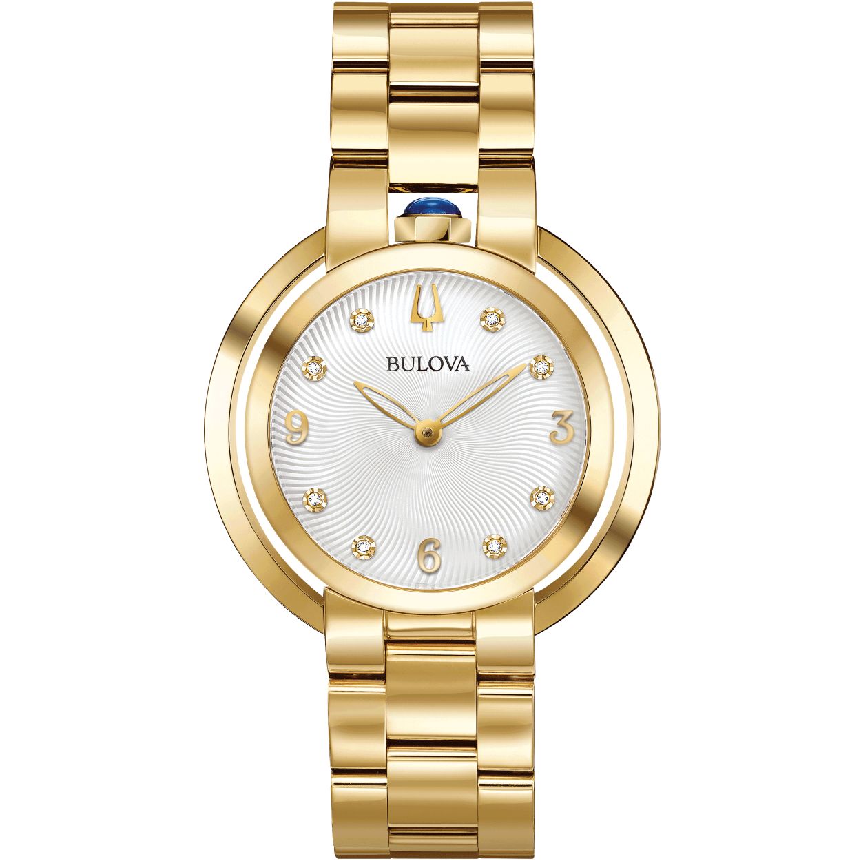 Dit is een stijlvol horloge van Bulova. Dit horloge is ontworpen voor dames.