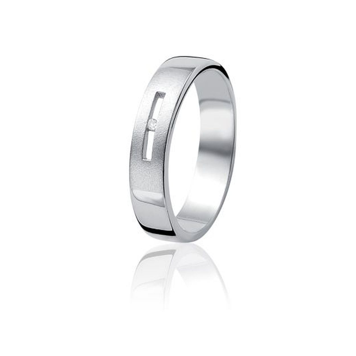 ZINZI DIAMONDS zilveren ring diamant wit ZDR07