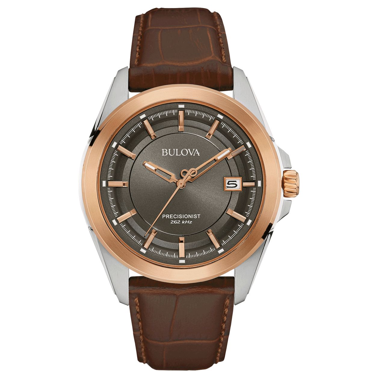 Dit is een stijlvol horloge van Bulova. Dit horloge is ontworpen voor heren.