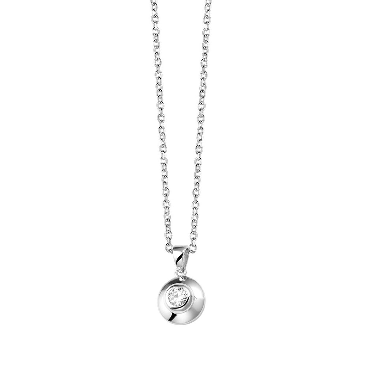 Collier met zirkonia hanger