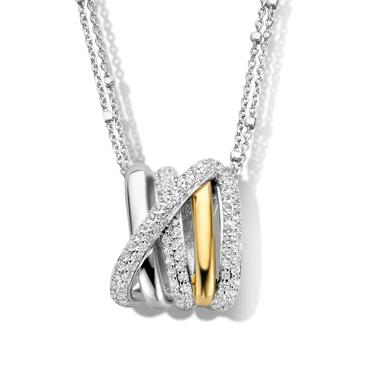 Zilveren collier van het merk Naiomy.