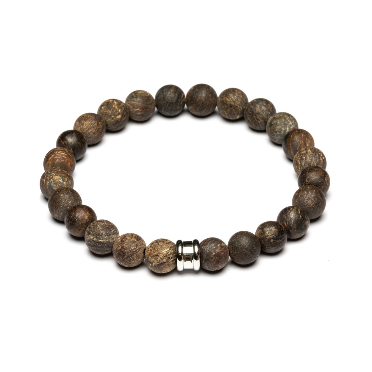 De Alpha Mat Brown armband werd gemaakt met de natuursteen Bronziet.

Deze steen is afkomstig uit de Verenigde Staten en zou je zelfvertrouwen versterken. Hij geeft je de moed om actie te ondernemen en maakt het makkelijker om een moeilijke situatie te krijgen.