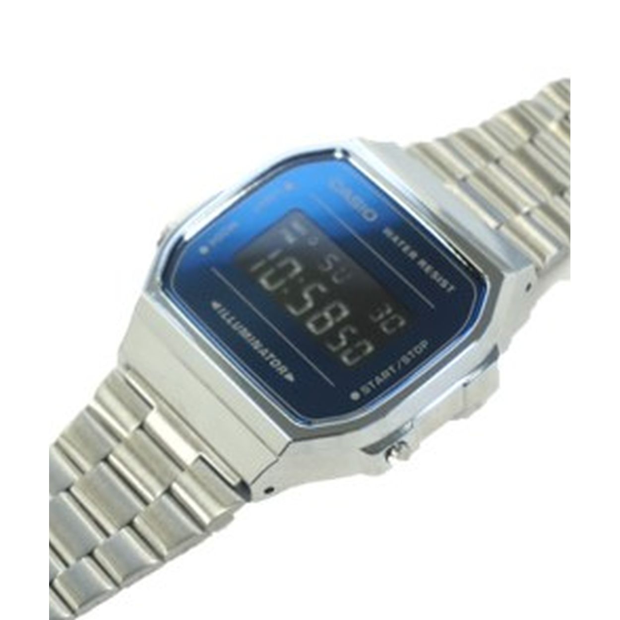 Dit Casio horloge heeft een kast gemaakt van plastic met een diameter van 36 mm en is voorzien van een metaal band. In de kast bevindt zich een Casio kwaliteitsuurwerk en is afgewerkt met Plexiglasglas.

Het horloge is 1ATM. Dit betekent dat het horloge spatwaterdicht is.. Verder wordt het horloge geleverd met 2 jaar garantie.
