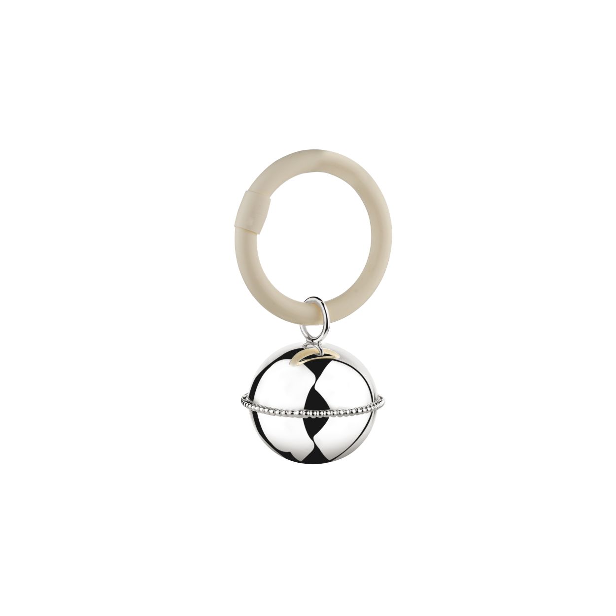 Rammelaar Bal parel aan ring (925)