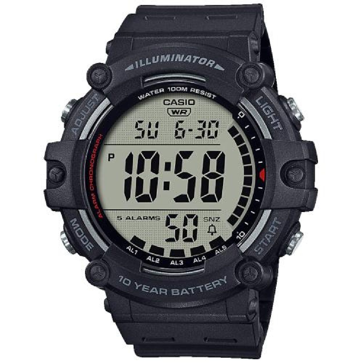 Dit is een horloge van het merk casio collection men. Het is een digitaal horloge.
