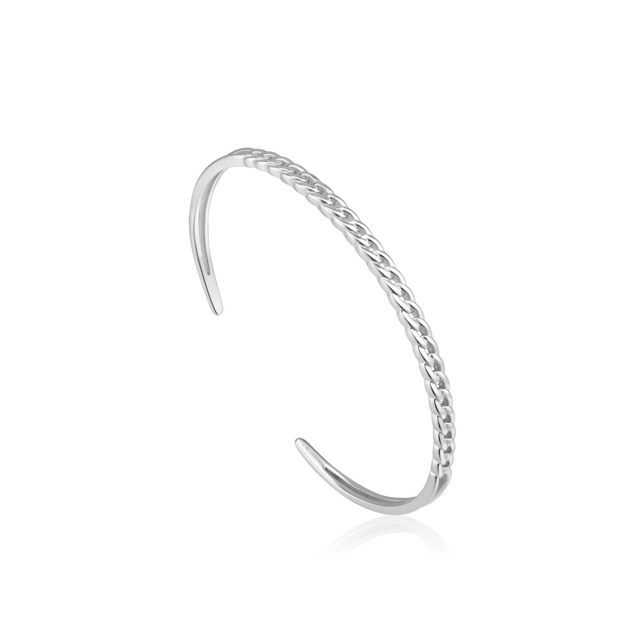Zilveren bangle armband
