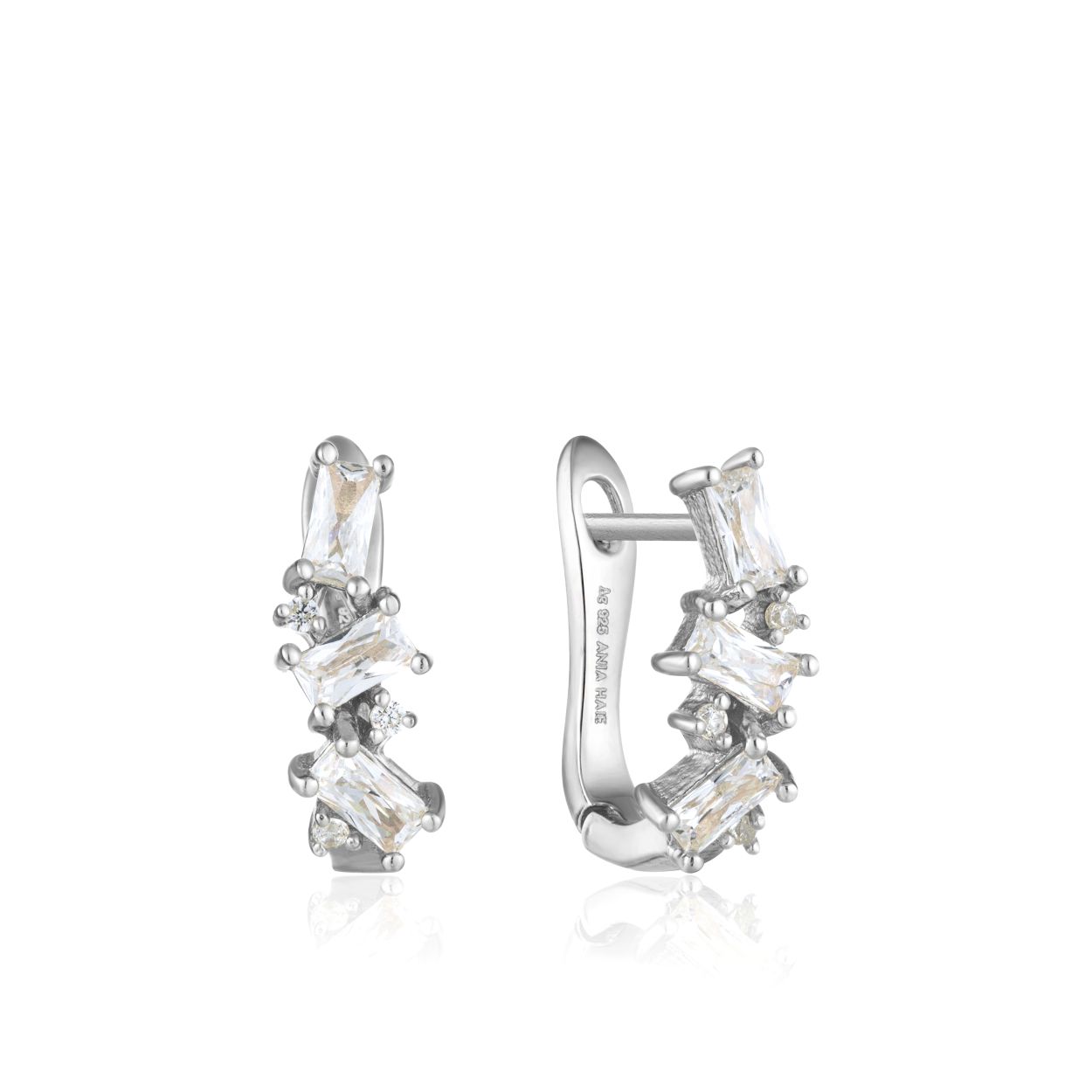 Ania Haie AH E018-03H Oorhangers Zilver - 1.2 x 1 cm