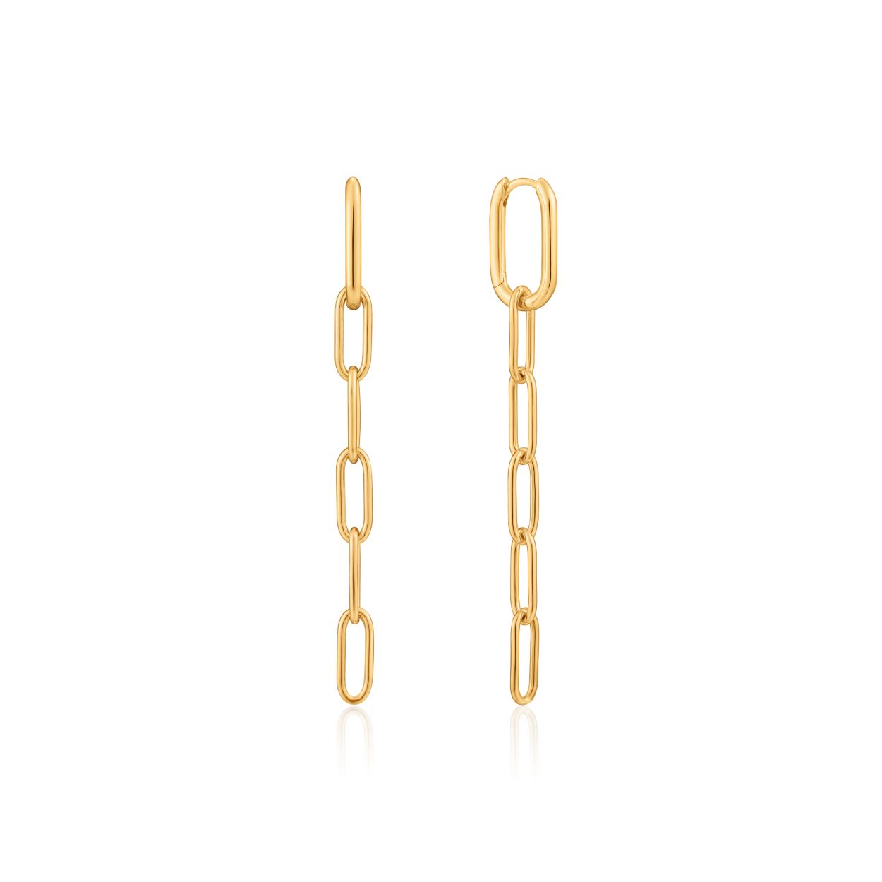 CABLE LINK DROP EARRINGS
Deze Ania Haie oorhangers uit de serie Chain Reaction is 925 zilver gerhodineerd met gold plating. De Chain Reaction serie bestaat uit verschillende items waarin de klassieke schakel een trendy rol speelt!

HET MERK
Ania Haie is een trendy london-based sieradenmerk. De sieraden zijn allemaal 925 zilver gerodineerd, 14kt gold plated of 14kt rosegold plated. De sieraden zijn perfect om te combineren, maar opvallend genoeg om op zichzelf te dragen. 

SPECIFICATIES
- Oorhangers
- 925 zilver gerhodineerd met gold plating
- 5,5cm