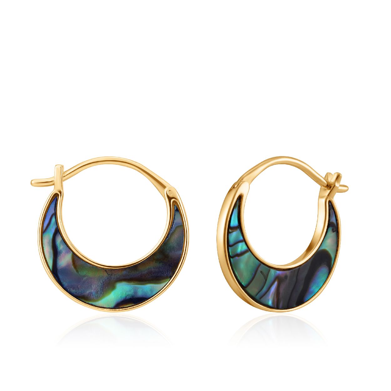 Ania Haie oorsieraden zilver verguld /18mm