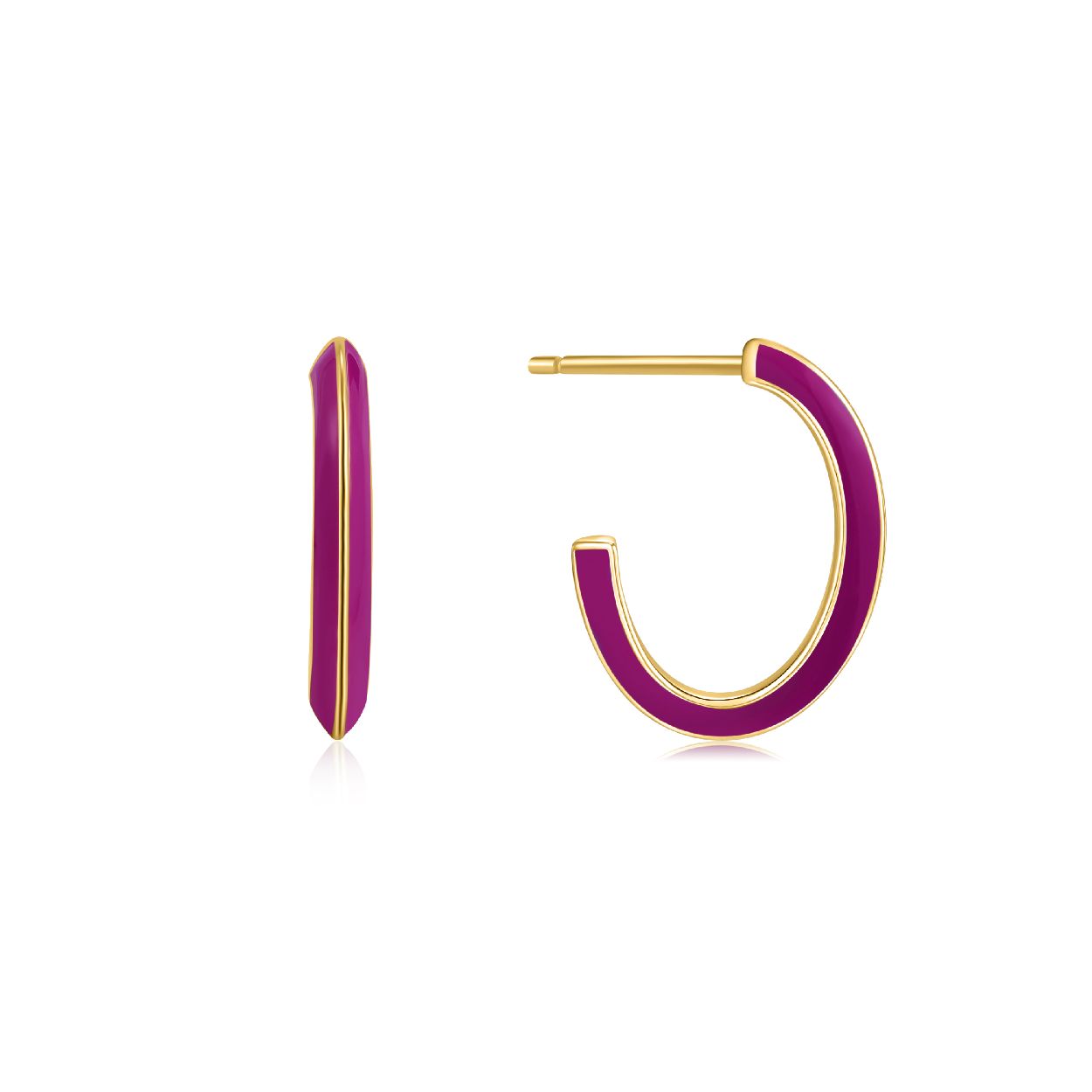 Deze�oorringen�zijn�van het merk Ania Haie. Het is een damessieraad gemaakt van zilver. De oorringen zijn goud van kleur.
De verdere specificaties van�deze�oorringen zijn als volgt:
Product lengte (mm): 17
Steensoort: 
Steen kleur: 
Diameter (mm): 12.5