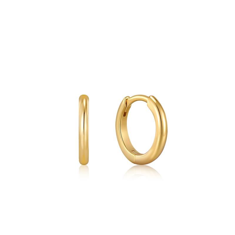 Deze Smooth Huggie Hoop Earrings uit de Ear Edit-collectie van Ania Haie zijn perfect voor alledaags!