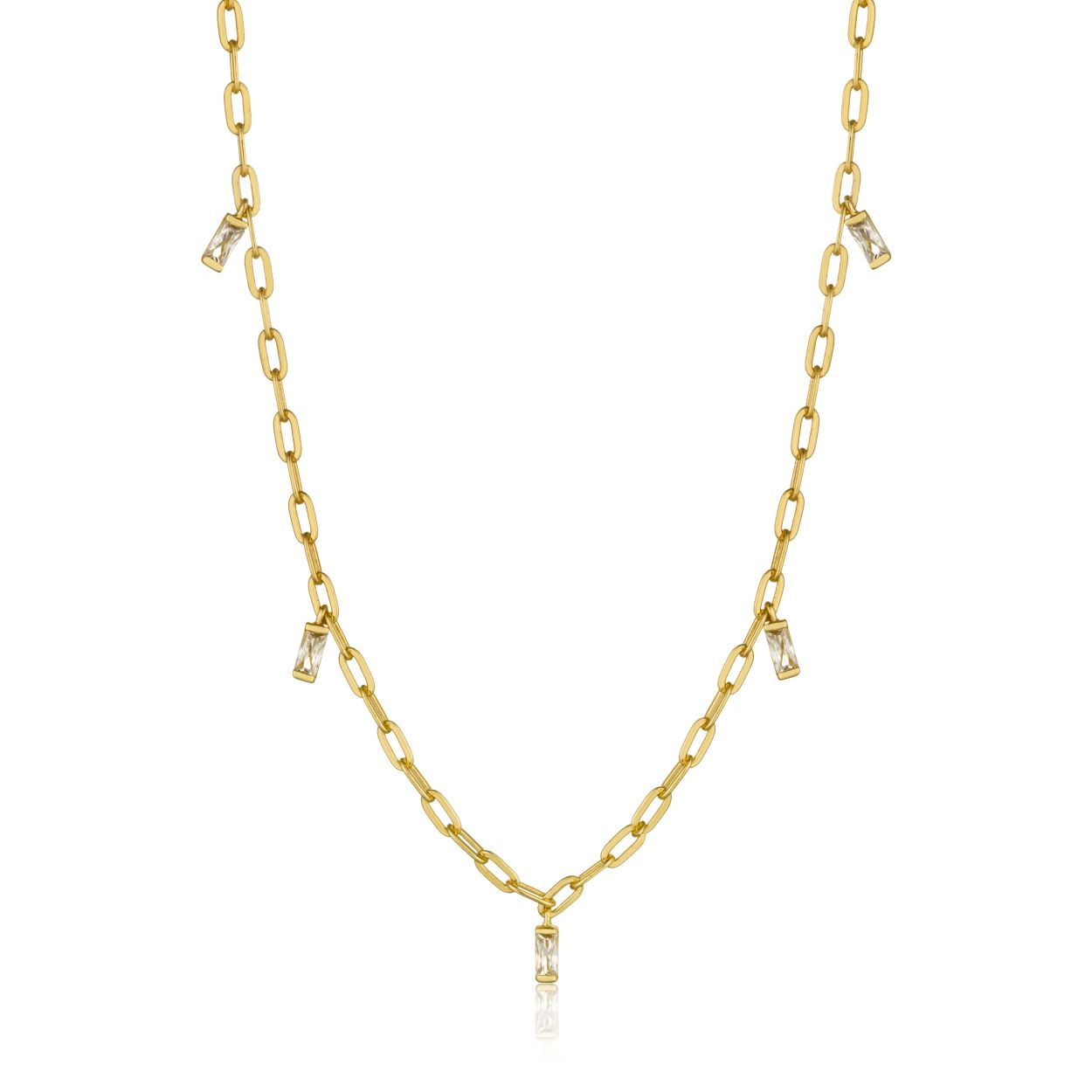 Ania Haie ketting ‘Glow Drop Necklace’ uit de serie Glow Getter. De Glow Getter serie bestaat uit minimalistische items met glinsterende zirkonia details.

– Glow Drop Necklace
– Ketting
– 925 zilver gerodineerd of met gold plating
– 35-40cm
– AH N018-02