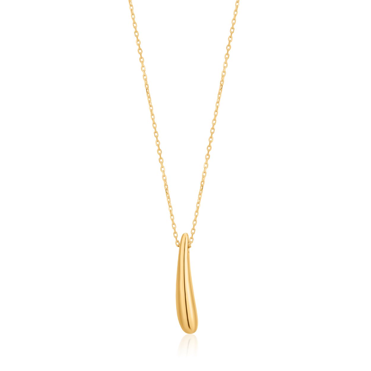 LUXE DROP NECKLACE 
Dit Ania Haie collier uit de serie Luxe Minimalism is 925 zilver gerhodineerd met gold plating. De Luxe Minimalism serie zoekt de grens op tussen luxe en minimalisme!

HET MERK
Ania Haie is een trendy london-based sieradenmerk. De sieraden zijn allemaal 925 zilver gerodineerd, 14kt gold plated of 14kt rosegold plated. De sieraden zijn perfect om te combineren, maar opvallend genoeg om op zichzelf te dragen. 

SPECIFICATIES
- Luxe Drop Necklace
- Collier
- 925 zilver gerhodineerd met gold plating
- 51- 56cm
- AH N024-02G
