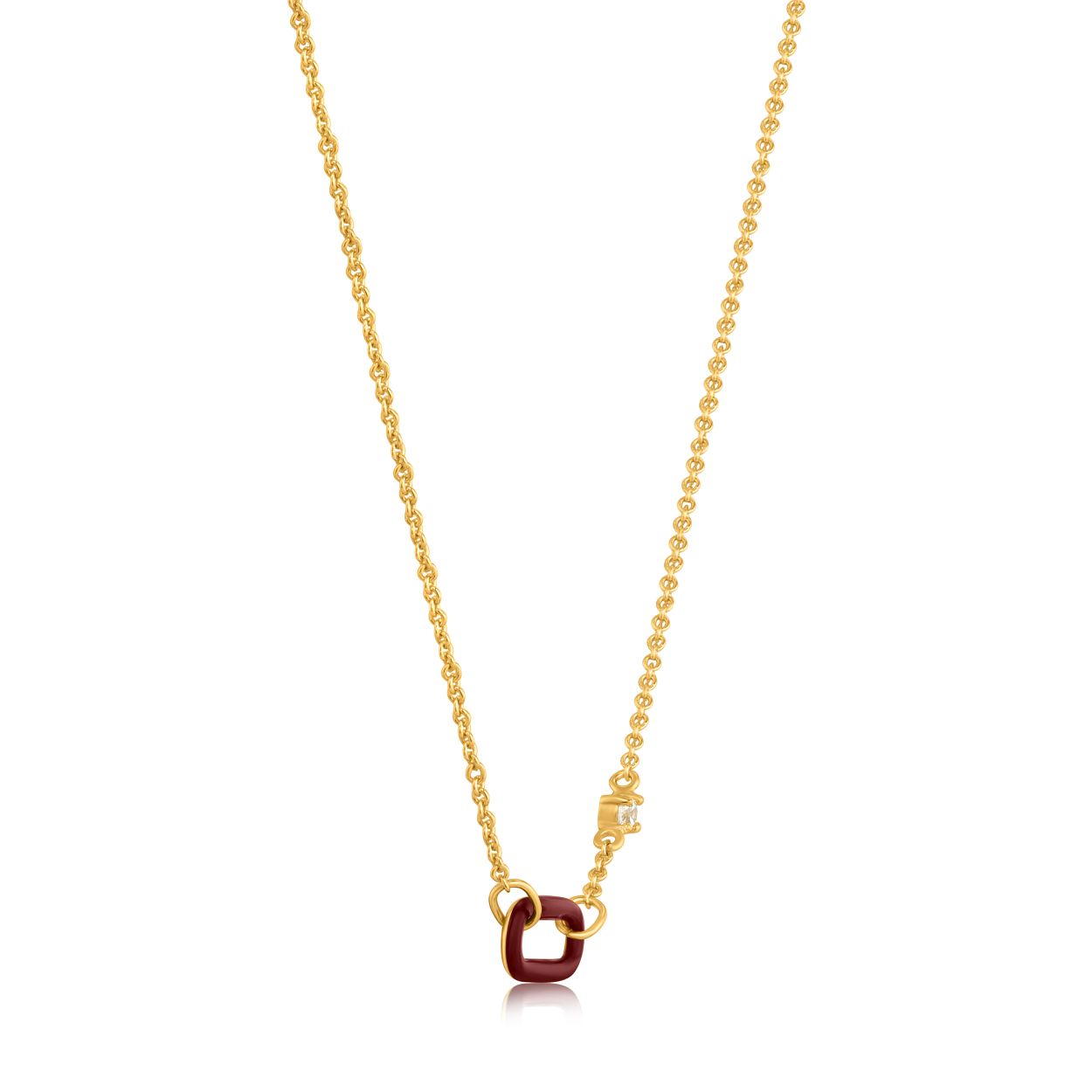 Deze collier is van het merk Ania Haie. Het is een damessieraad gemaakt van zilver. De collier is goud van kleur.
De verdere specificaties van de collier zijn als volgt:
Steensoort: Zirkoon