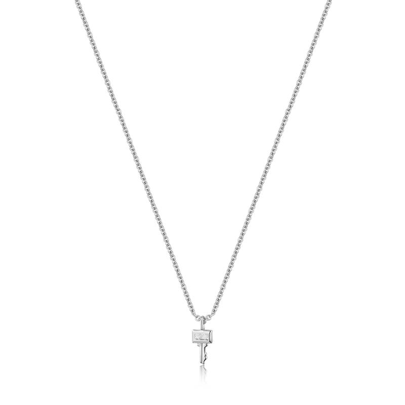 Ania haie zilver Silver Key Necklace AHN032-03H