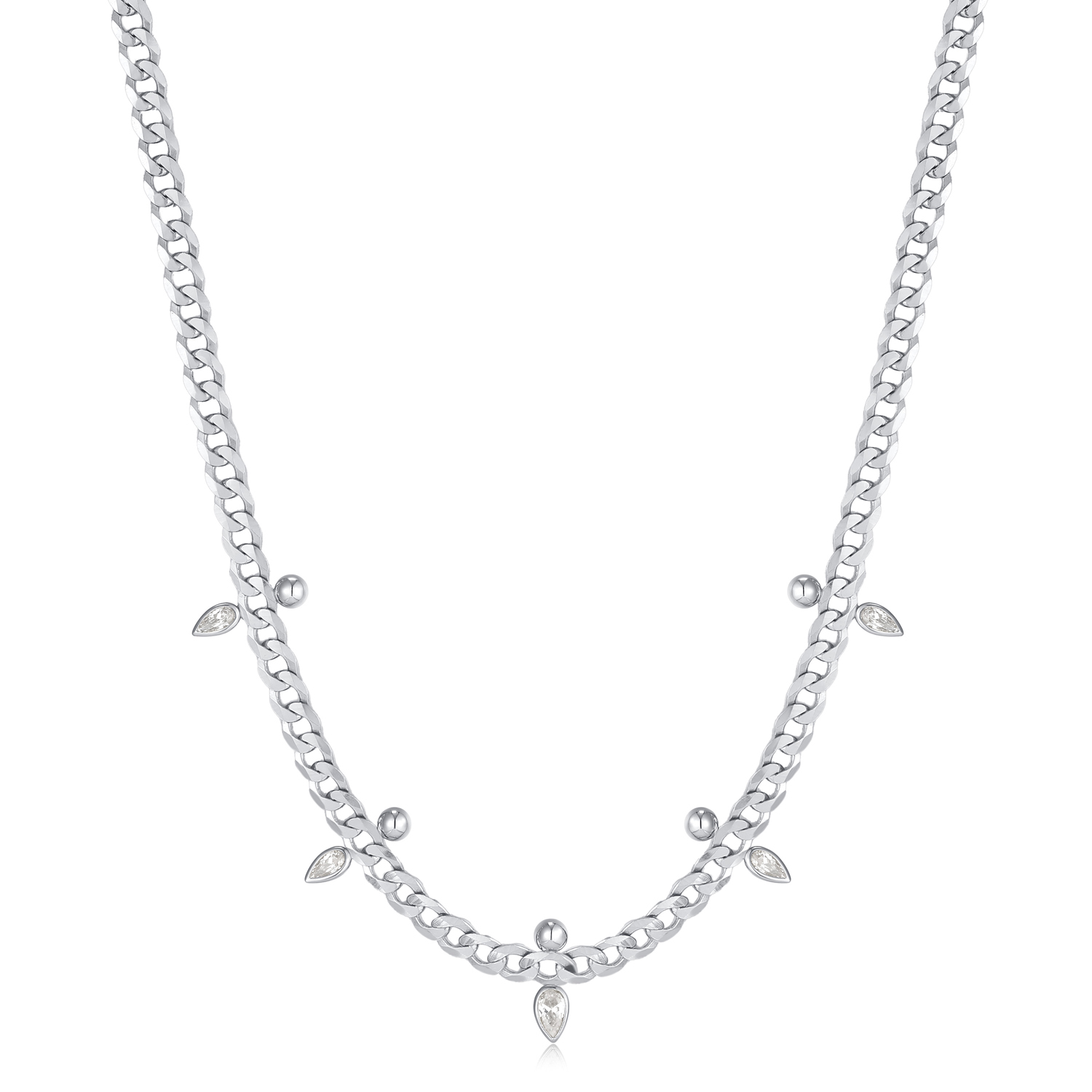Deze stoere ketting is gemaakt van gerhodineerd sterlingzilver en afgewerkt met glinsterende zirkonia. Deze opvallende ketting is perfecte om te layeren en combineren met je favoriete kettingen. De ketting vormt een balans tussen een stoere, stevige ketting en een subtiel sprankelend accent. Een favoriet voor het nieuwe seizoen.

HET MERK
GeAÃ¯nspireerd door de laatste fashion trends is Ania Haie het toonaangevende sieradenmerk voor hoogkwalitatieve maar ook betaalbare zilveren sieraden, zonder op de kwaliteit in te leveren. Iedere collectie is gebaseerd op de laatste catwalktrends, waardoor Ania Haie snel tot hAÃ©t sieradenmerk voor stijlbewuste consumenten is verkozen. Elk sieraad wordt ontworpen om te combineren met andere sieraden waardoor je je eigen look kunt creëren. Maar ook zijn Ania Haie sieraden opvallend genoeg om op zichzelf te dragen.

SPECIFICATIES
- Ania Haie
- Collier
- 925 zilver 
- Lengte 45cm