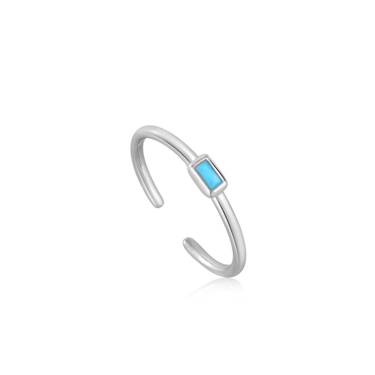 De perfecte kleurrijke ring als aanvulling op jouw collectie. deze 925 sterling zilveren Turquoise Band Adjustable Ring. De ring is eenvoudig aan te passen naar de perfecte pasvorm. Combineer deze ring met meerdere ringen en cre�er een unieke look.

HET MERK
Ge�nspireerd door de laatste fashion trends is Ania Haie het toonaangevende sieradenmerk voor hoogkwalitatieve maar ook betaalbare zilveren sieraden. zonder op de kwaliteit in te leveren. Iedere collectie is gebaseerd op de laatste catwalktrends. waardoor Ania Haie snel tot h�t sieradenmerk voor stijlbewuste consumenten is verkozen. Elk sieraad wordt ontworpen om te combineren met andere sieraden waardoor je je eigen look kunt cre�ren. Maar ook zijn Ania Haie sieraden opvallend genoeg om op zichzelf te dragen. Sieraden uit de Ania Haie collectie zijn altijd gemaakt van 925 zilver met een finish van rhodium of van 14kt goud.

SPECIFICATIES
- Turquoise Band Adjustable Ring
- Ring
- 925 zilver gerhodineerd
- 3mm
- AH R033-01H